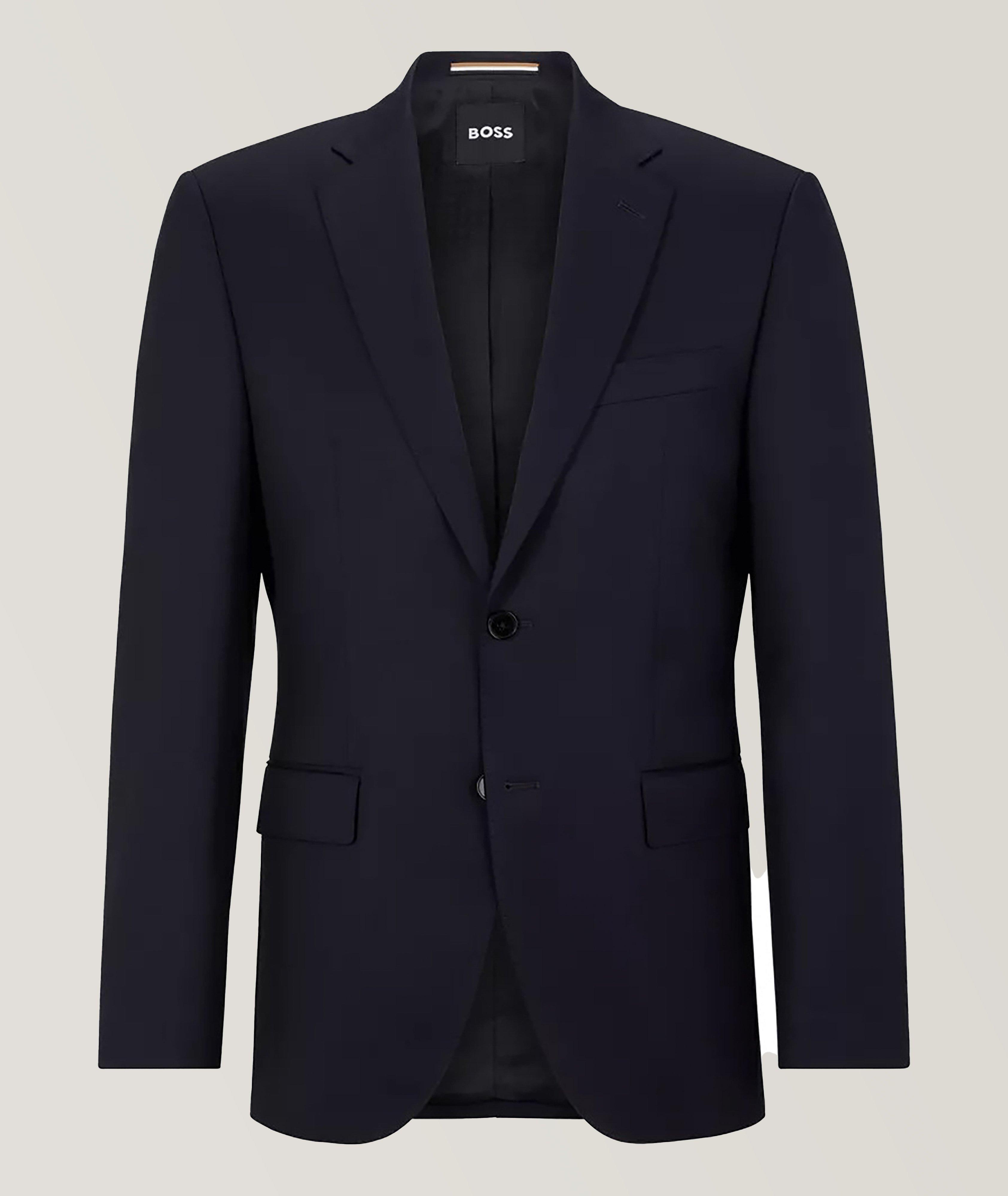 Single-Breasted Virgin-Wool Serge Sport Jacket image 0