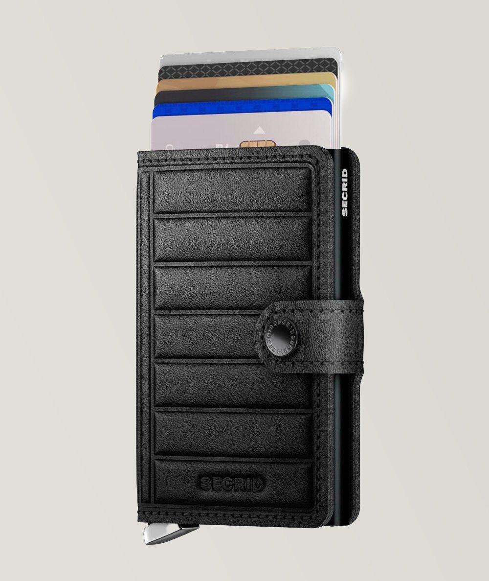 Premium Collection Emboss Lines Sheep Leather Miniwallet image 4