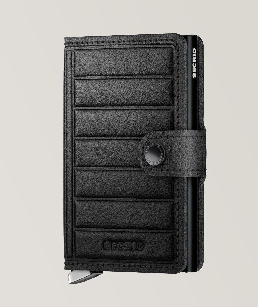 Premium Collection Emboss Lines Sheep Leather Miniwallet image 0