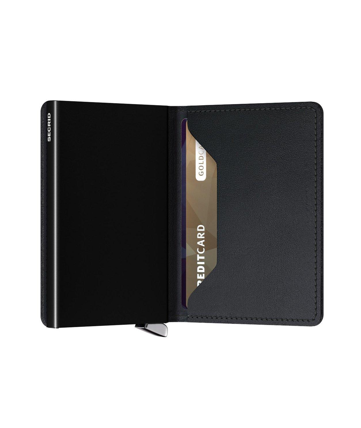 Premium Collection Emboss Lines Sheep Leather Slimwallet image 3