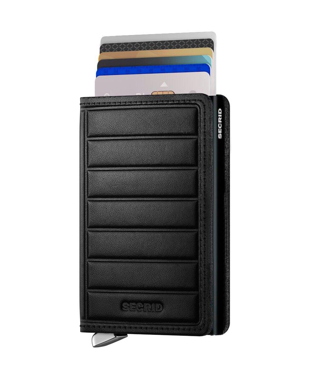 Premium Collection Emboss Lines Sheep Leather Slimwallet image 4