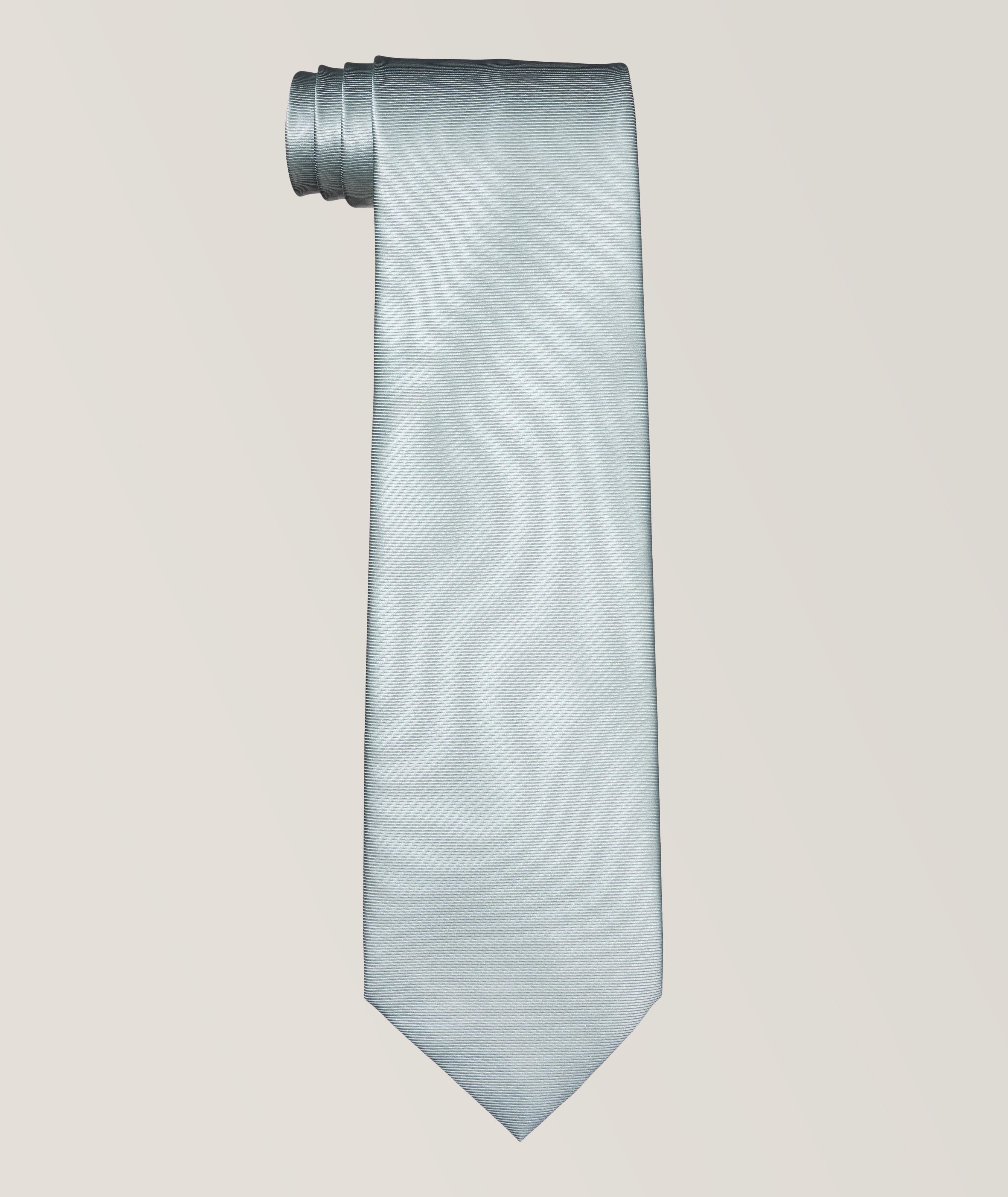 Cravate en soie texturée image 0