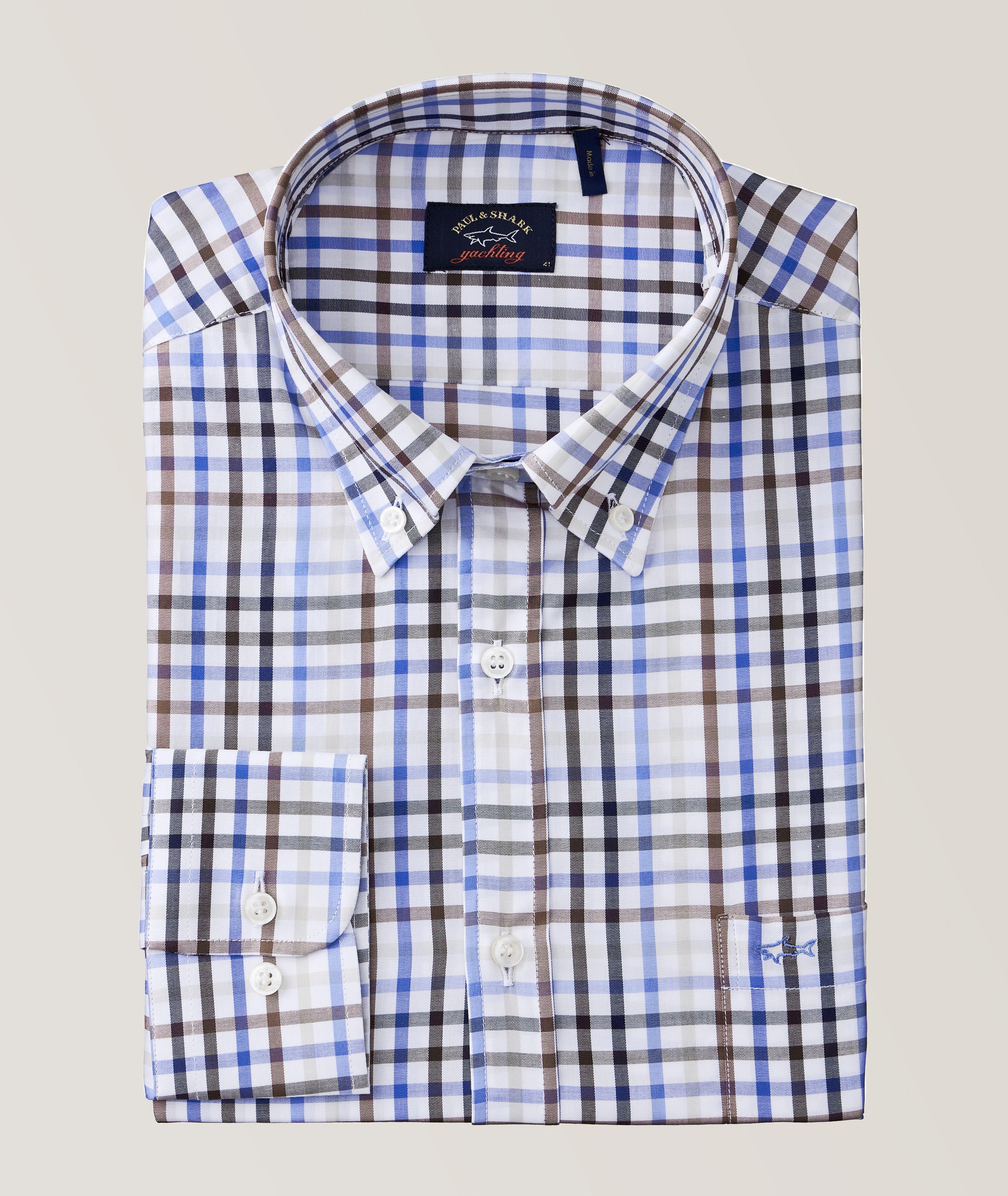 Checkered Cotton Sport Shirt image 0