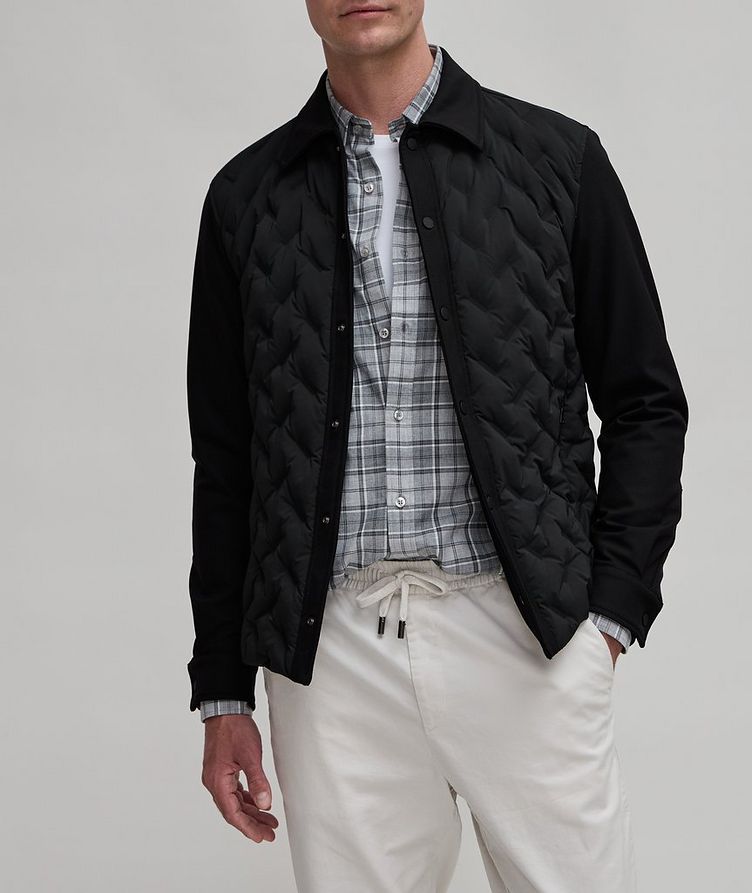 Quilted Front Down Jacket image 1