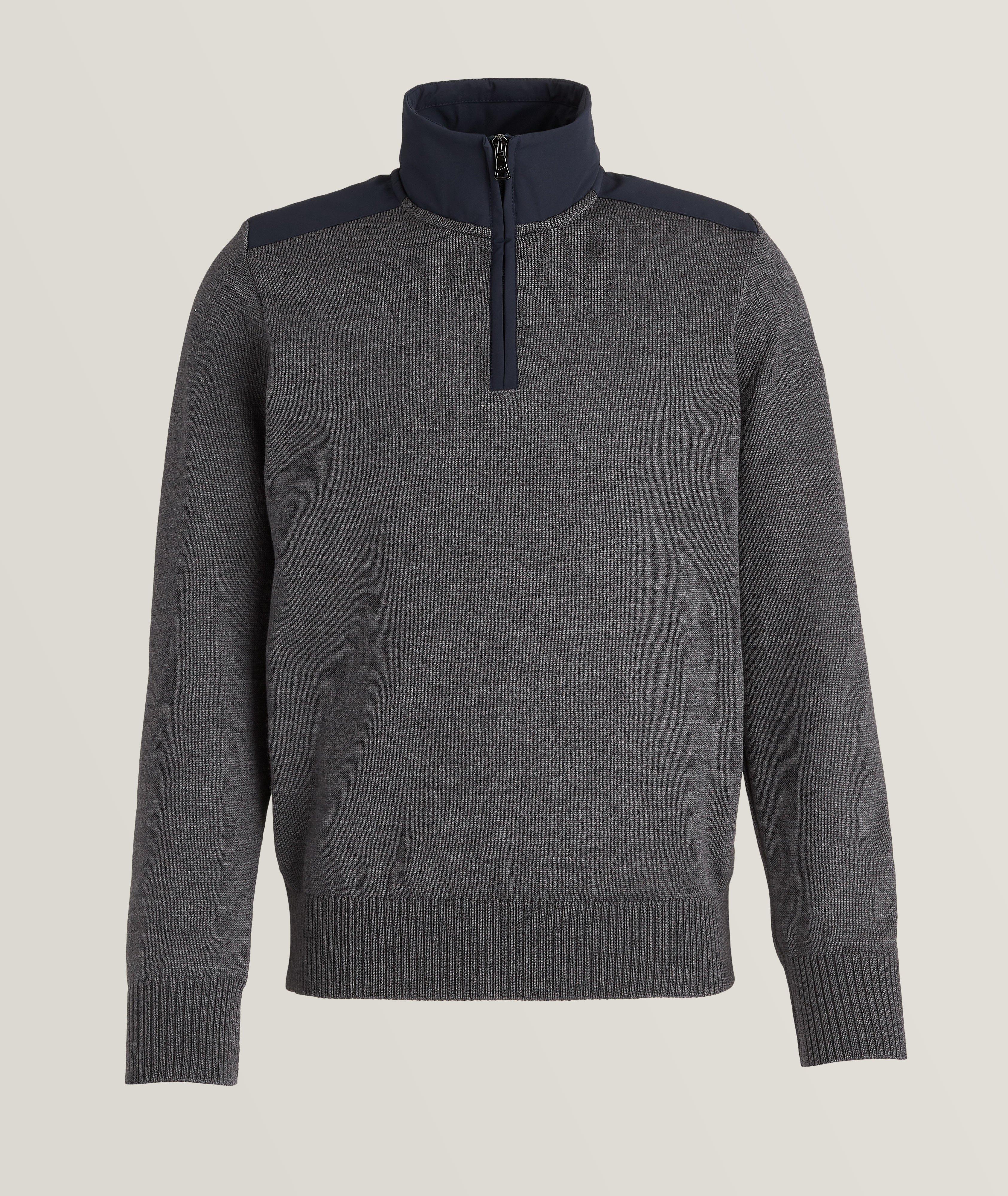 Typhoon 20000 Wool Knit Quarter-Zip Sweater image 0