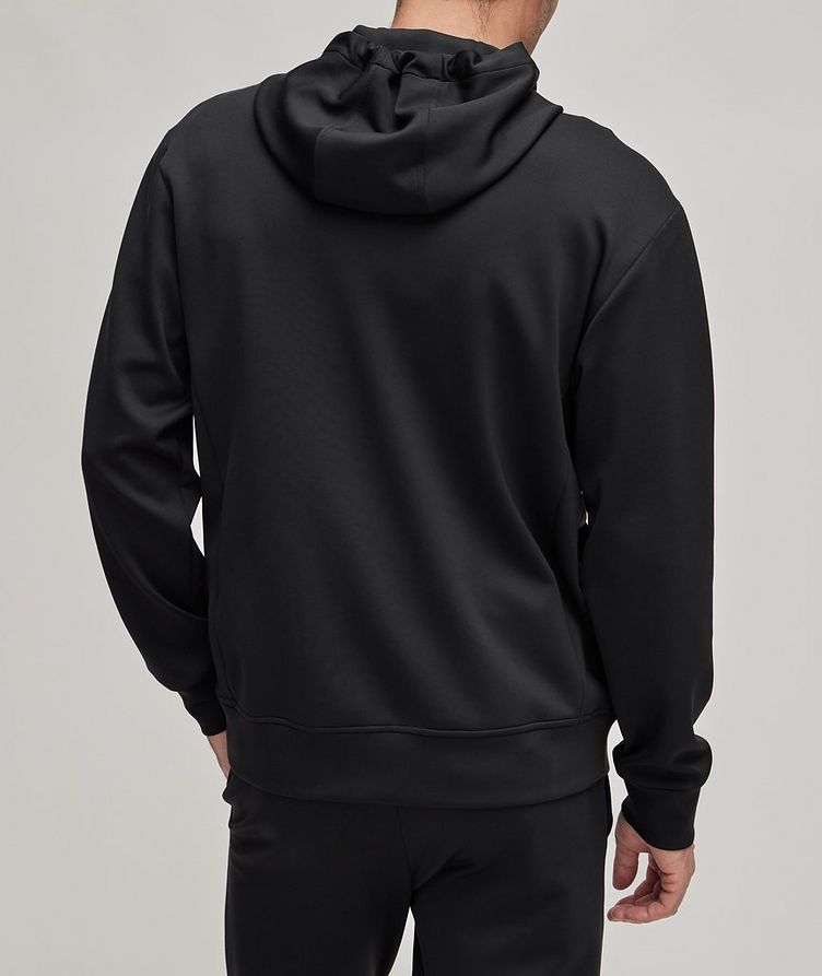 Stretch-Cotton Full-Zip Hooded Sweater image 2