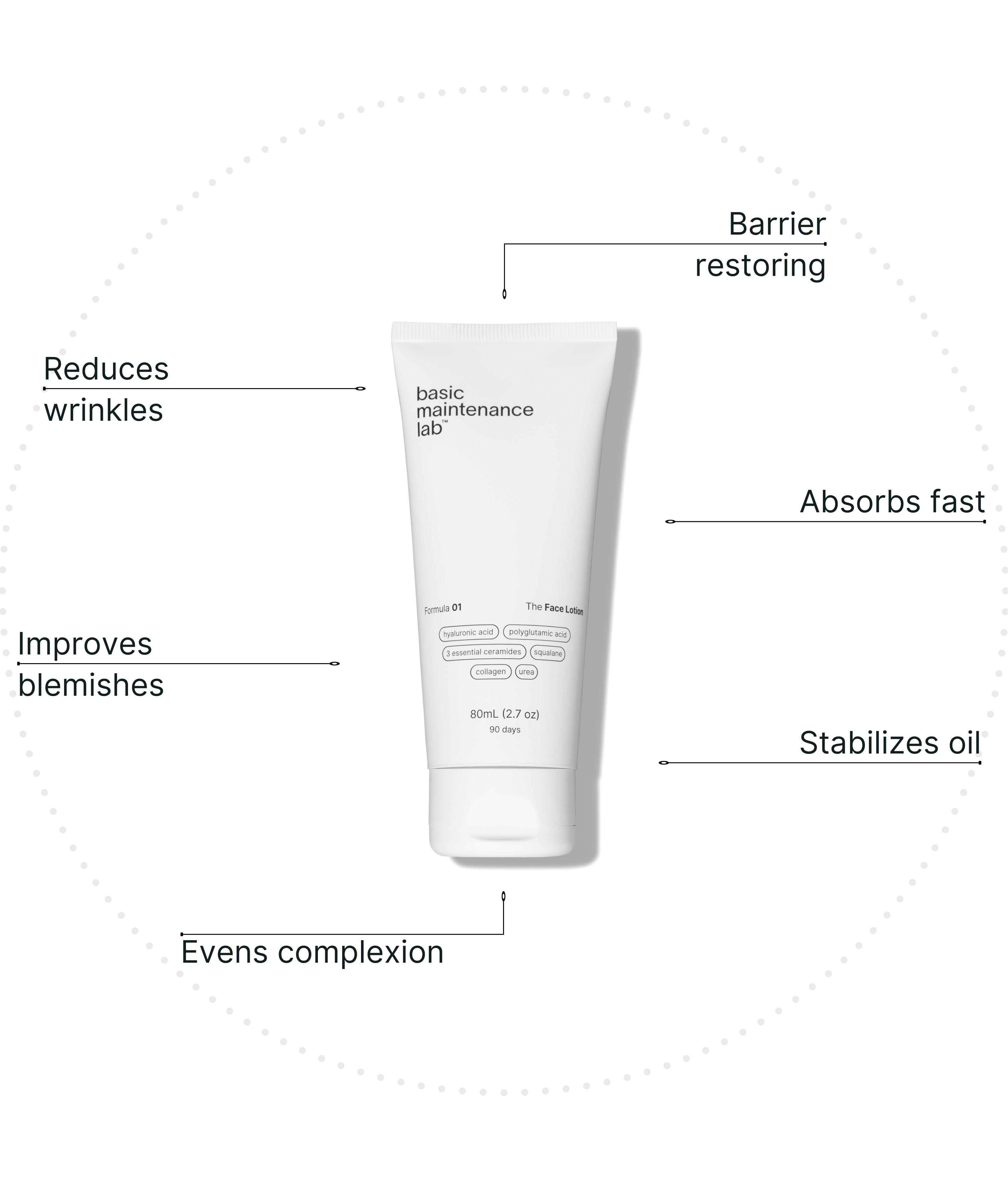 Formula 01: The Face Lotion 80ml image 1