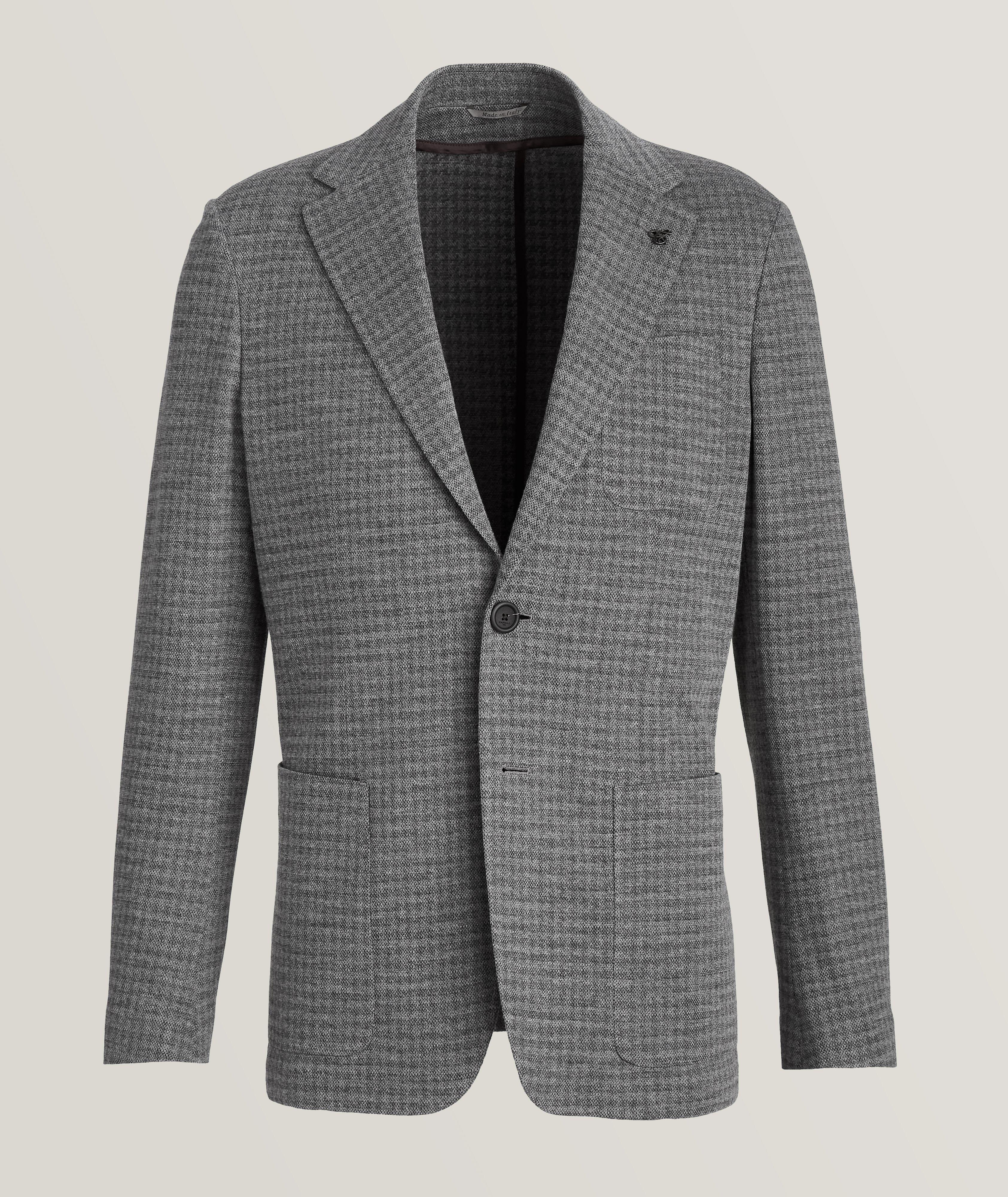 Houndstooth Jersey Cotton-Wool Sport Jacket image 0
