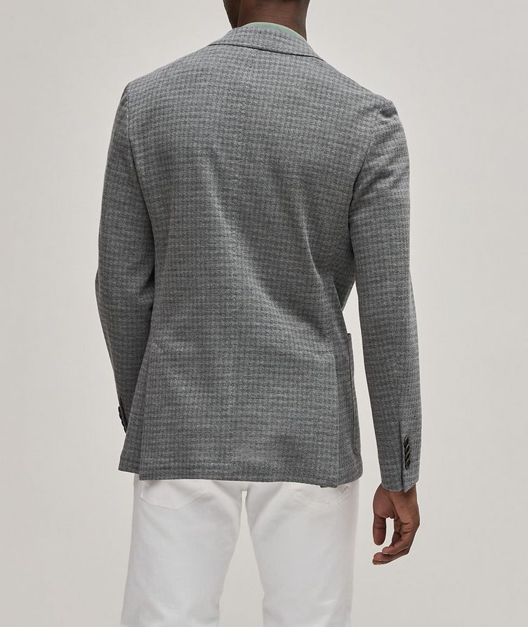 Houndstooth Jersey Cotton-Wool Sport Jacket image 3