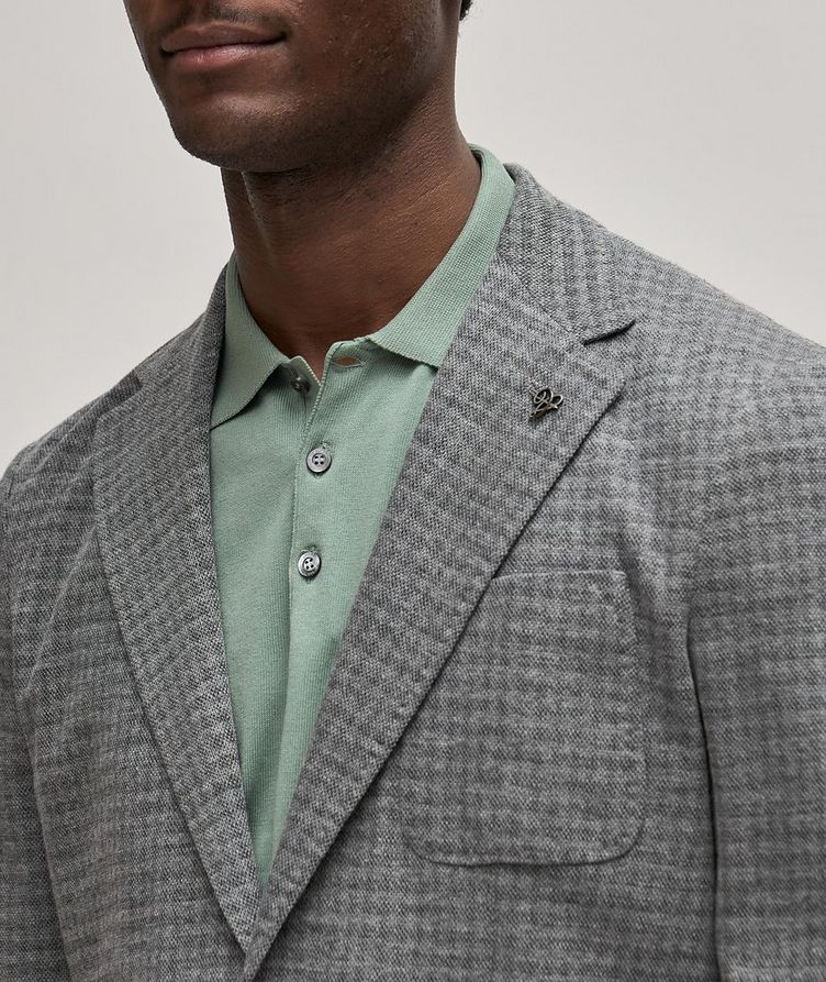 Houndstooth Jersey Cotton-Wool Sport Jacket image 4