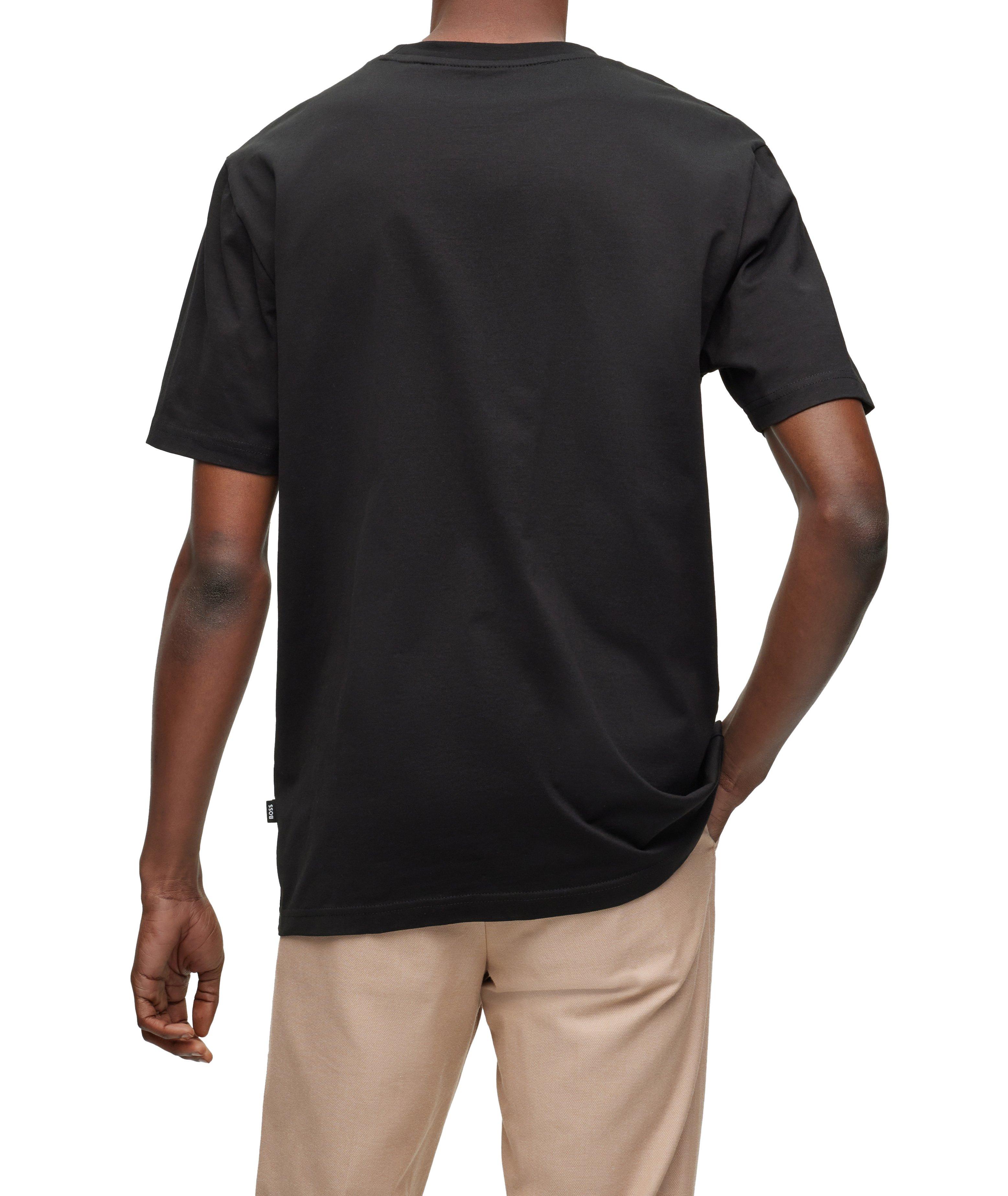 T-shirt en jersey de coton avec logo image 2