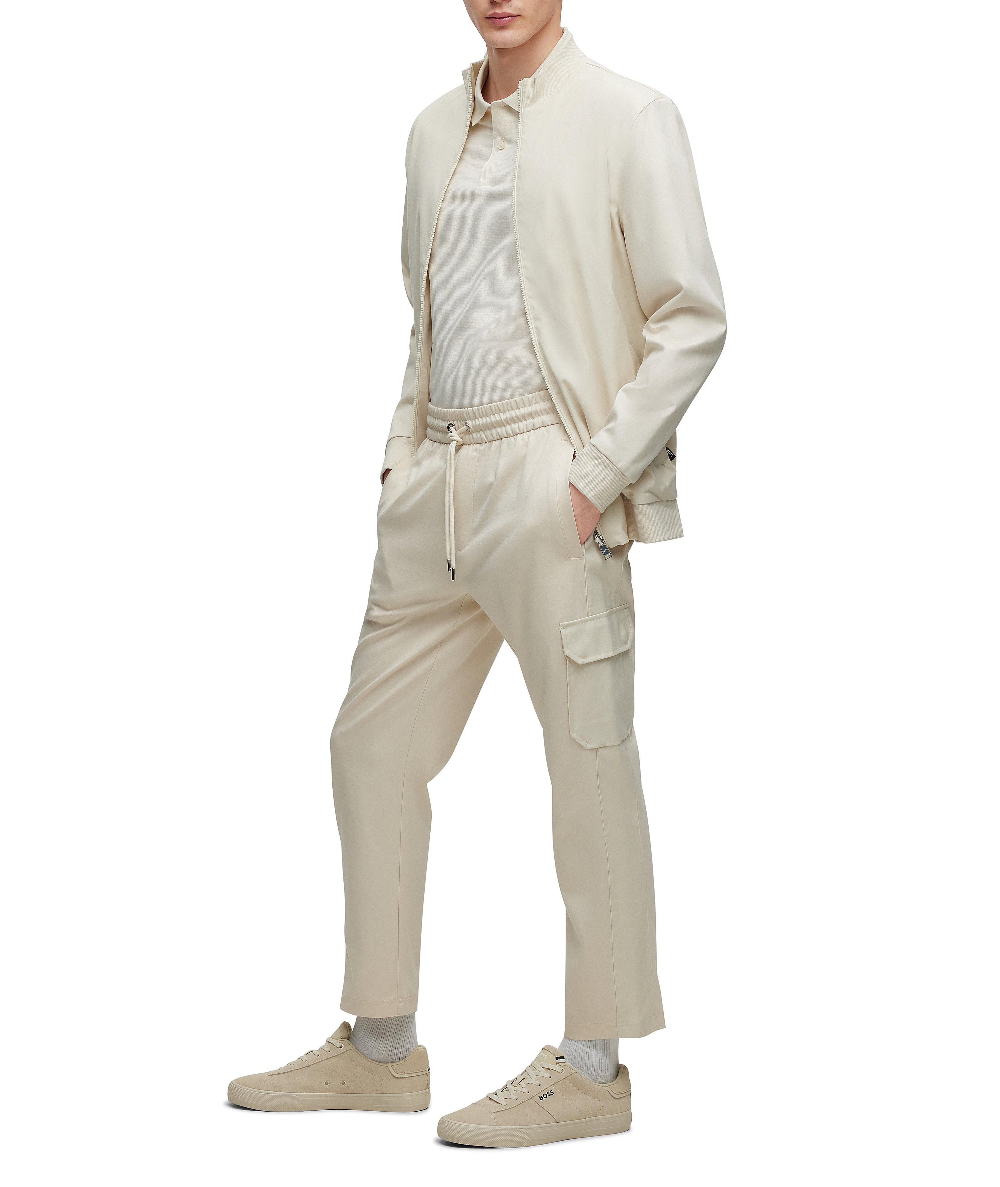 Pantalon décontracté en mélange de coton image 1