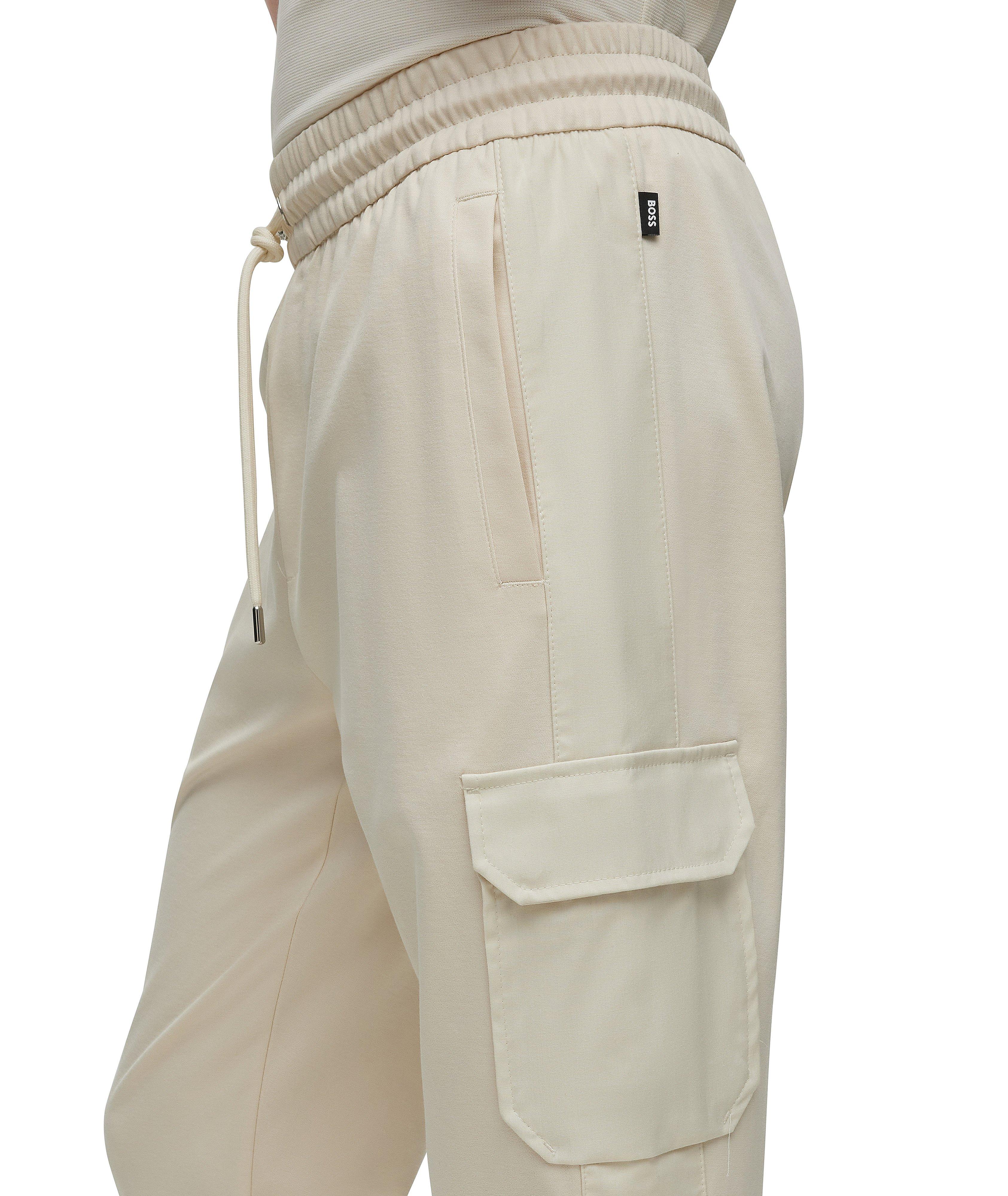 Pantalon décontracté en mélange de coton image 4