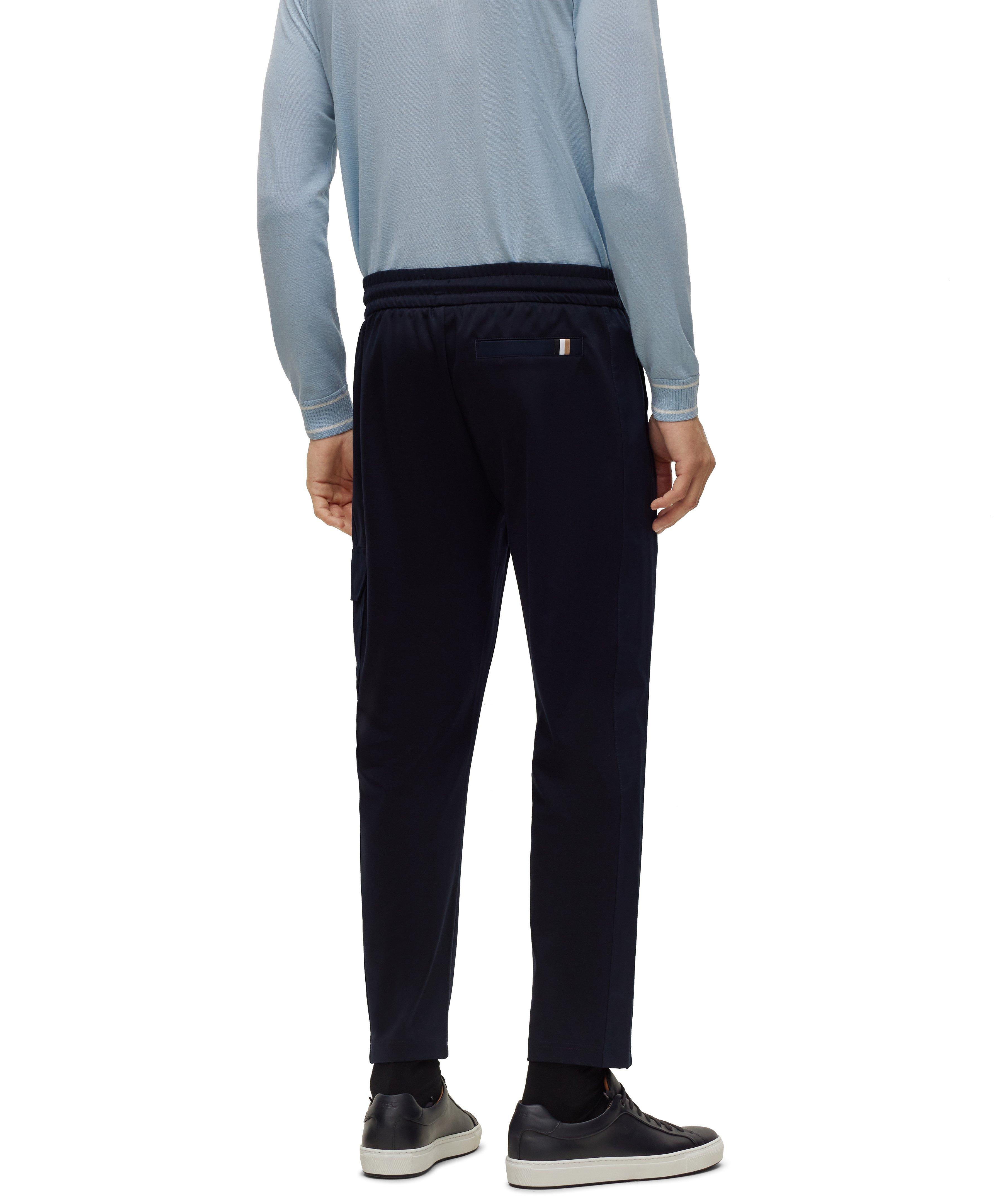 Tonal-Panel Cotton-Blend Tracksuit Pants image 2