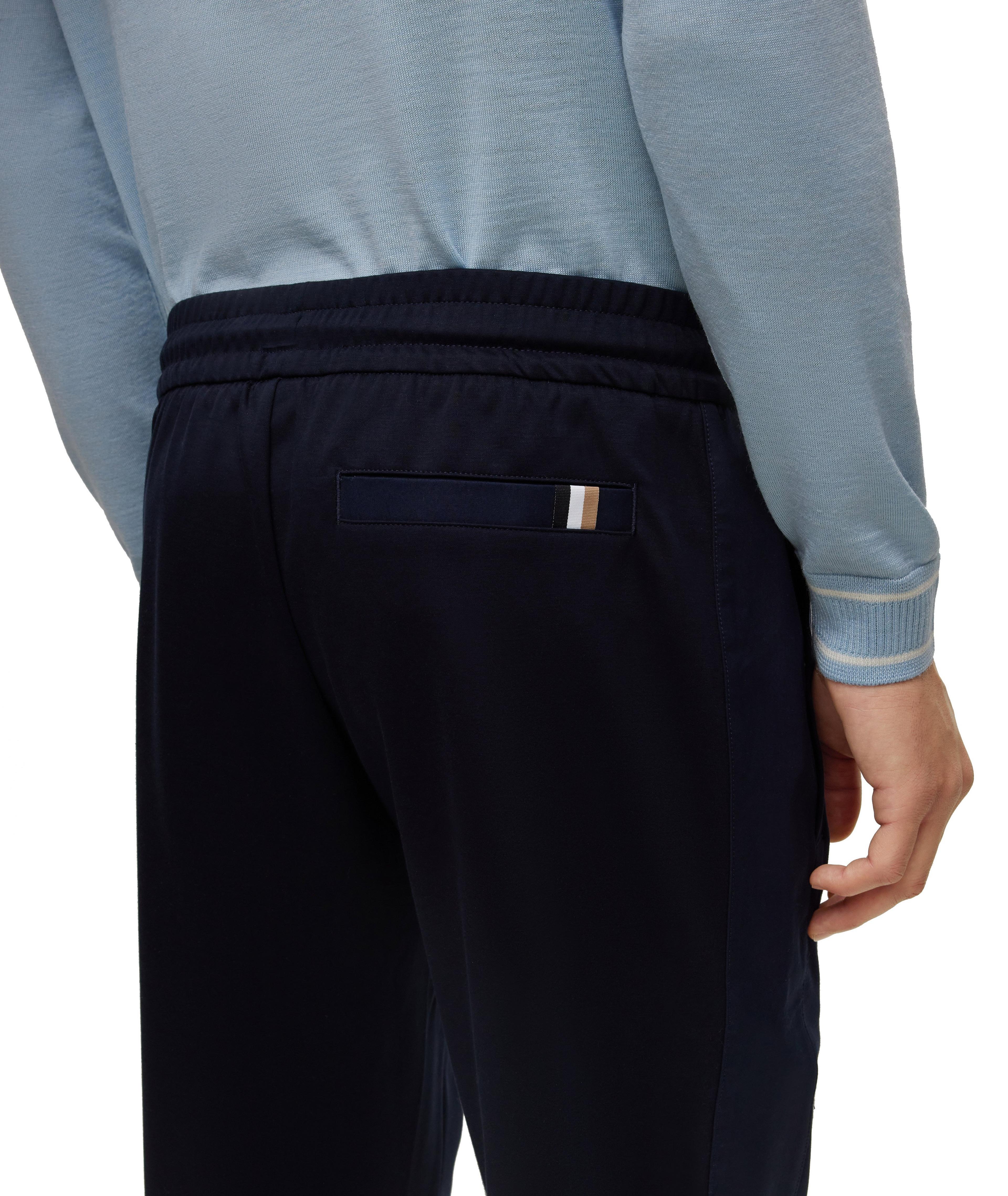 Tonal-Panel Cotton-Blend Tracksuit Pants image 3