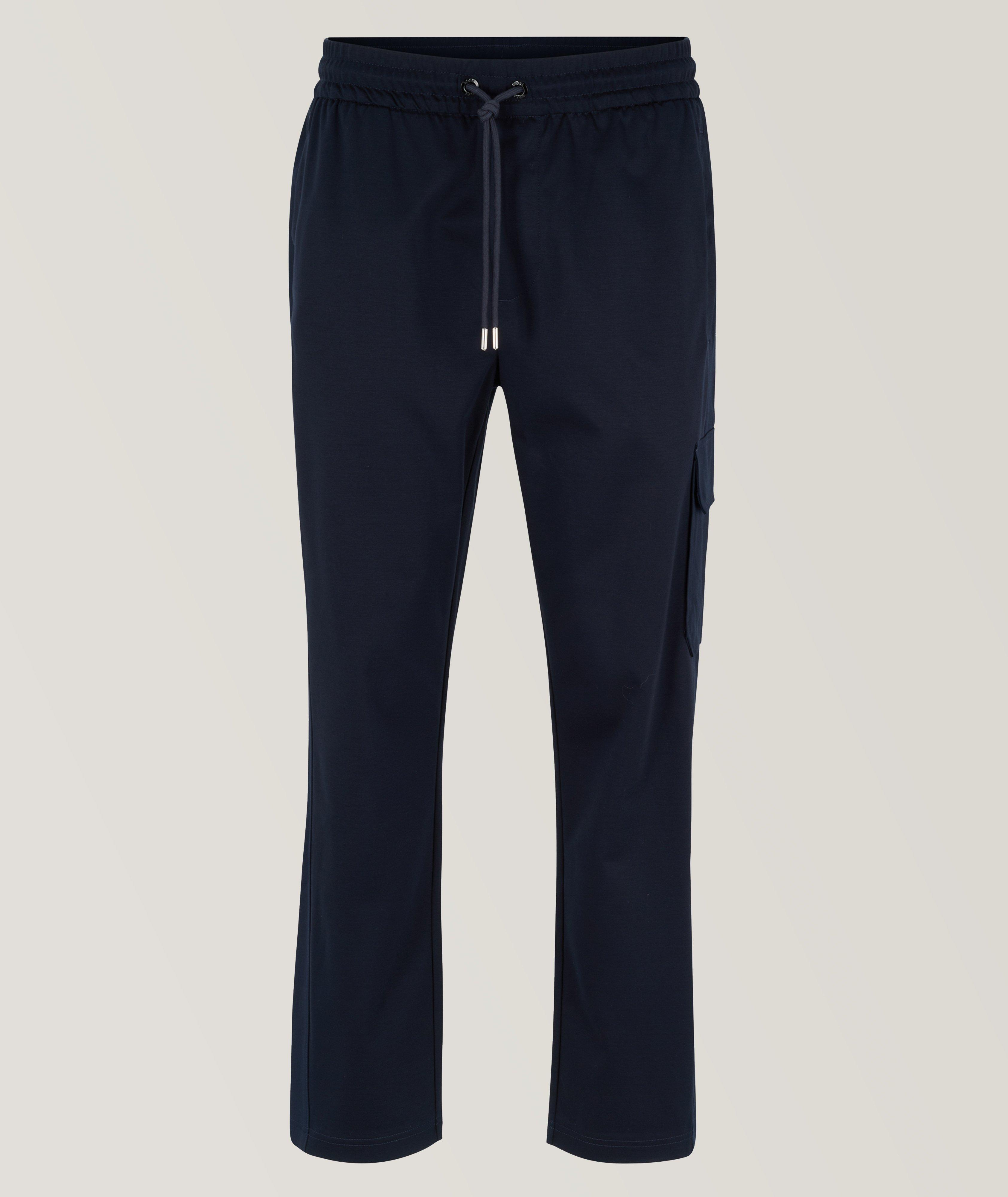 Tonal-Panel Cotton-Blend Tracksuit Pants image 0