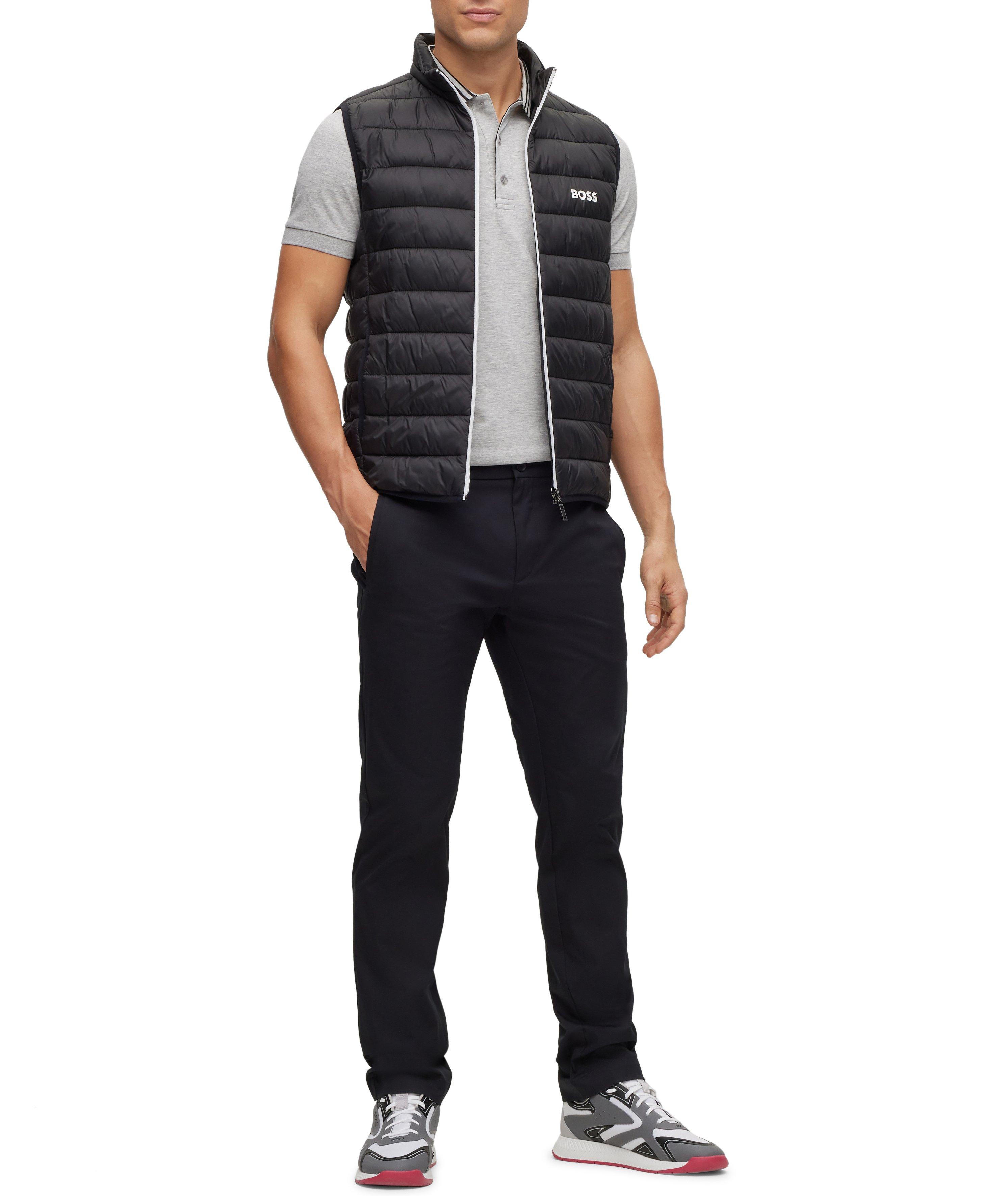 Polo en mélange de coton de coupe amincie image 4