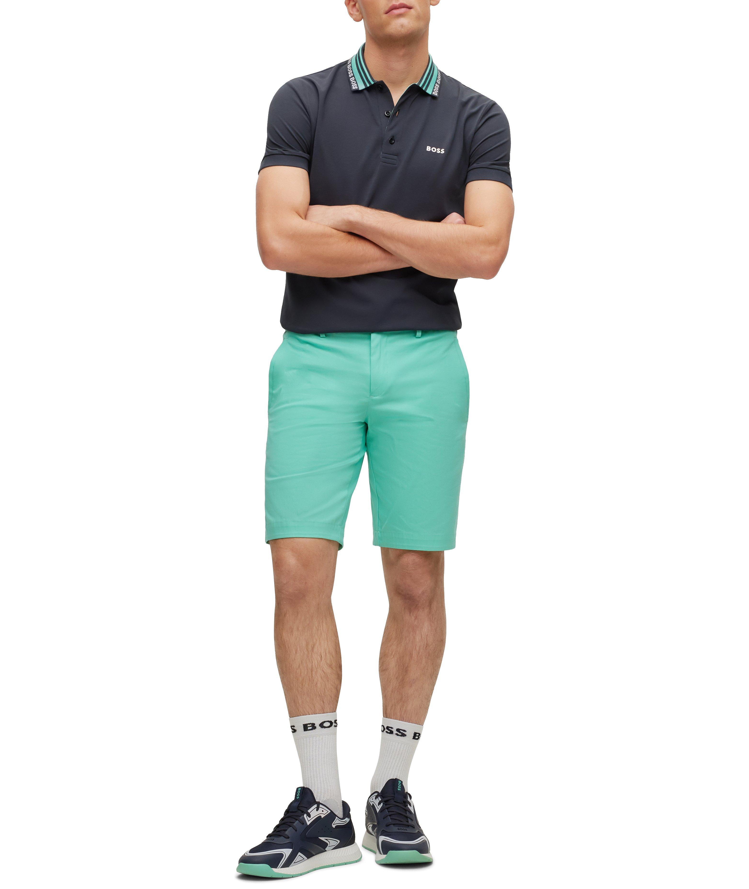 Slim-Fit Logo Embroidered Cotton-Blend Polo image 4