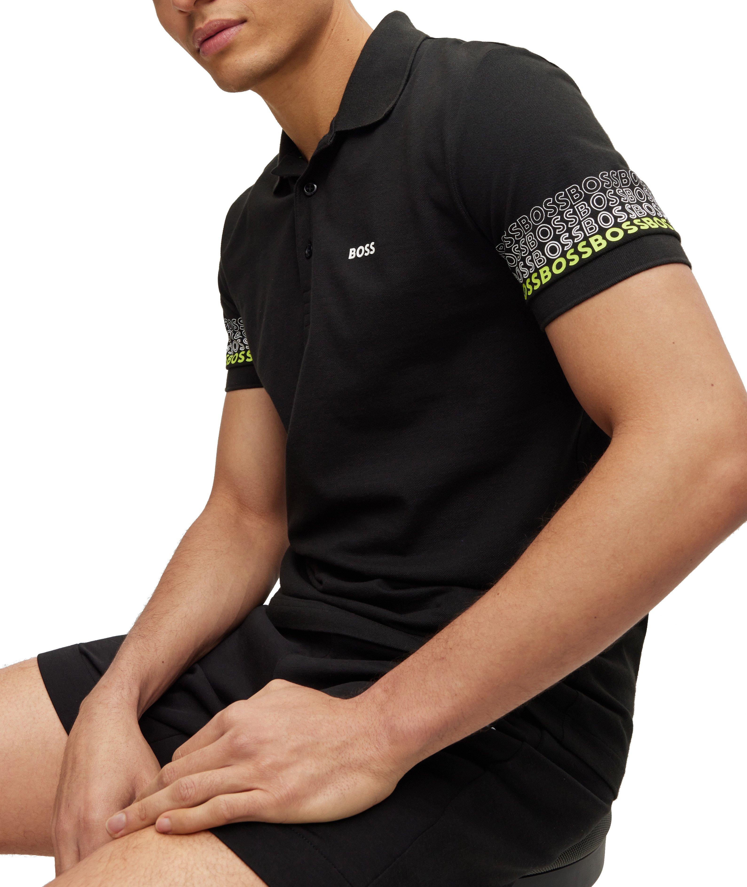 Short-Sleeve Multicoloured Logo Cotton Piqué  Polo image 3