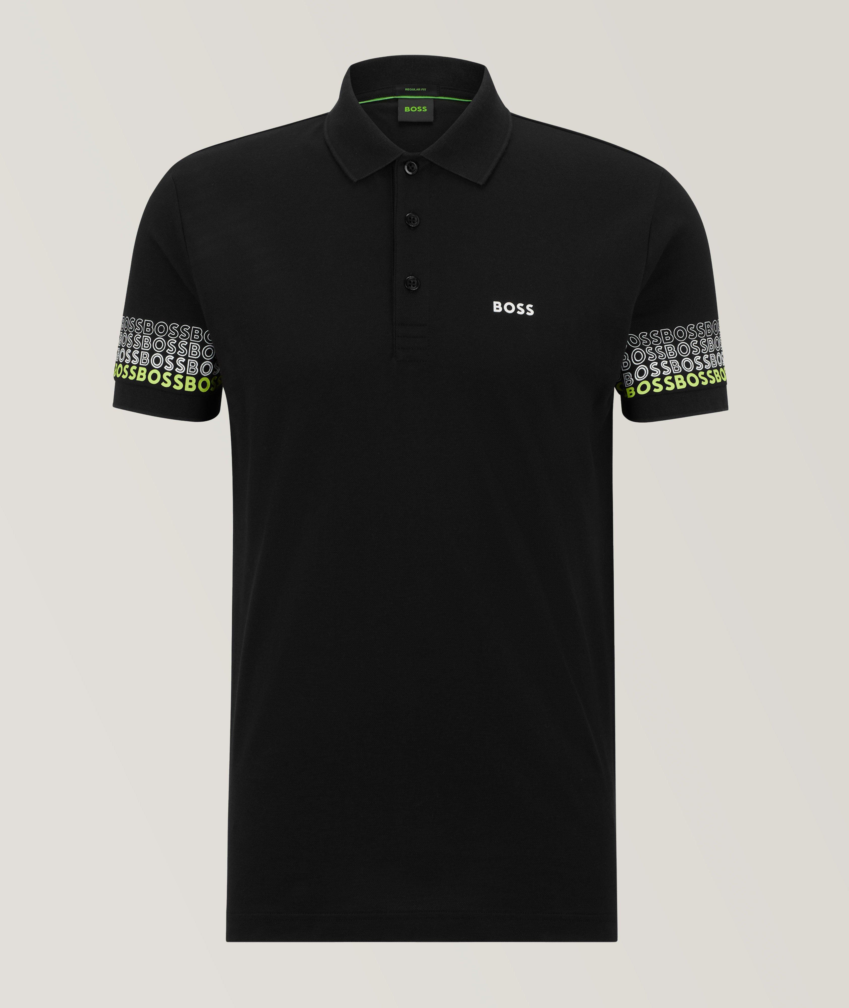 Short-Sleeve Multicoloured Logo Cotton Piqué  Polo image 0