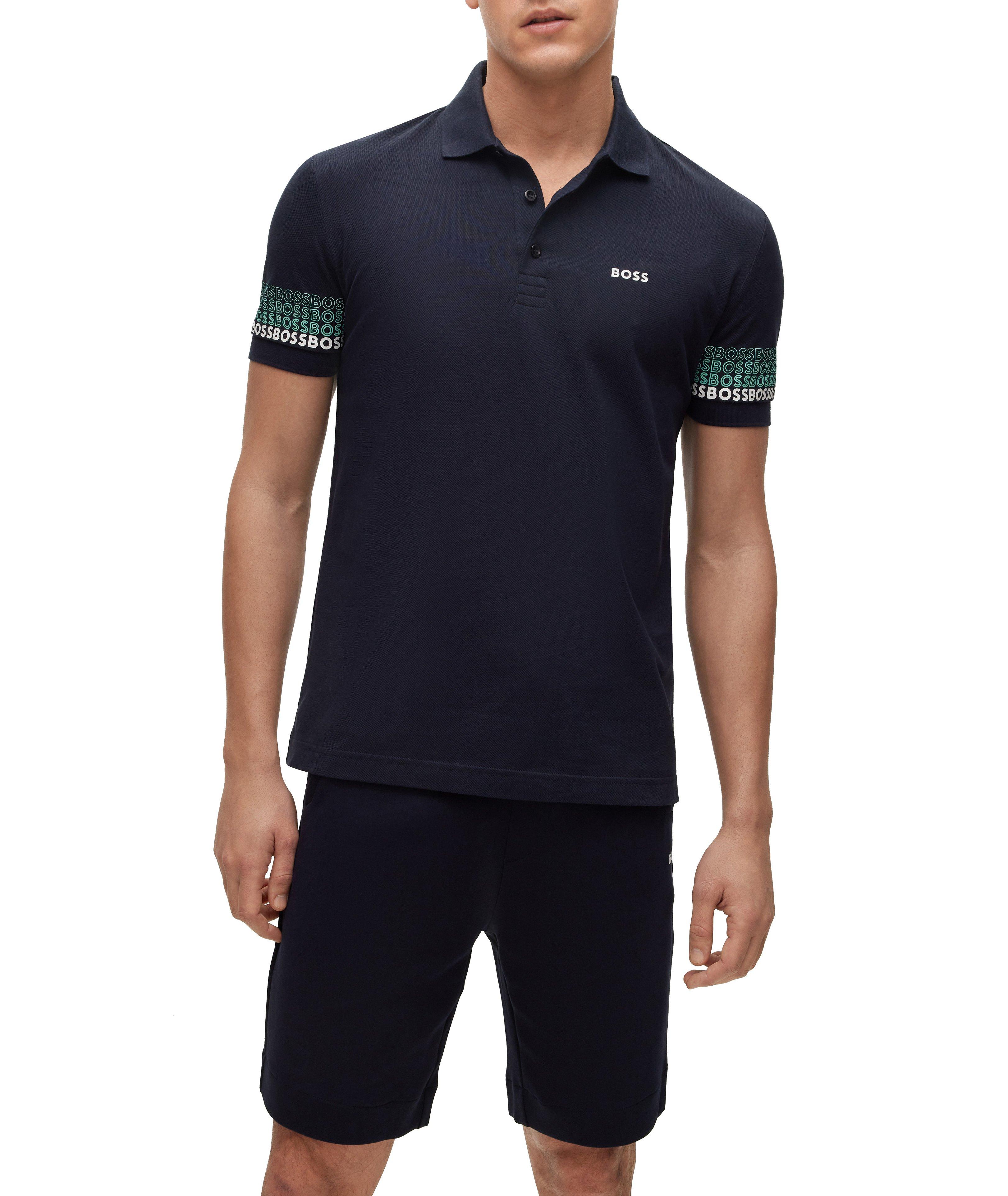 Short-Sleeve Multicoloured Logo Cotton Piqué  Polo image 1