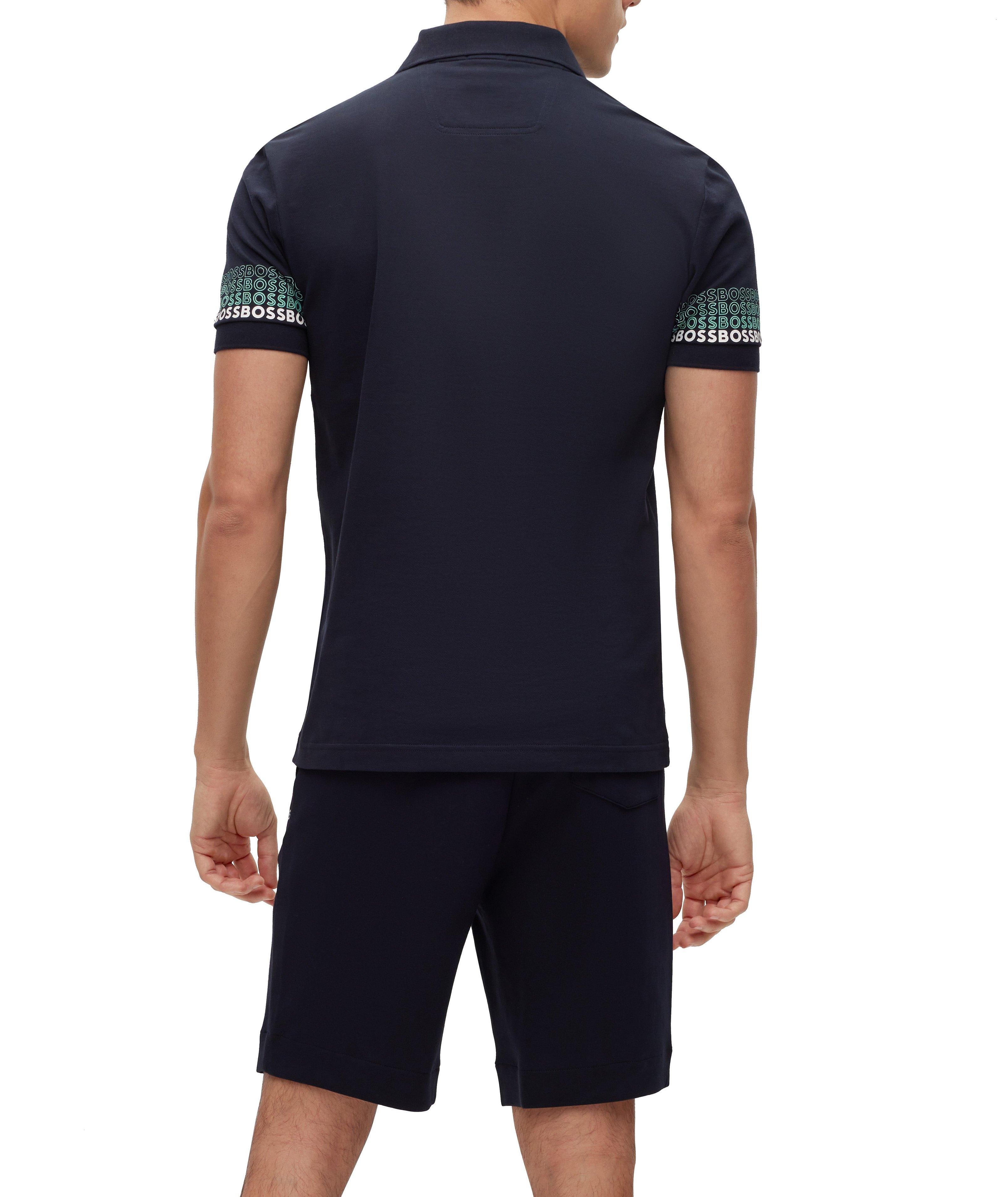 Short-Sleeve Multicoloured Logo Cotton Piqué  Polo image 2