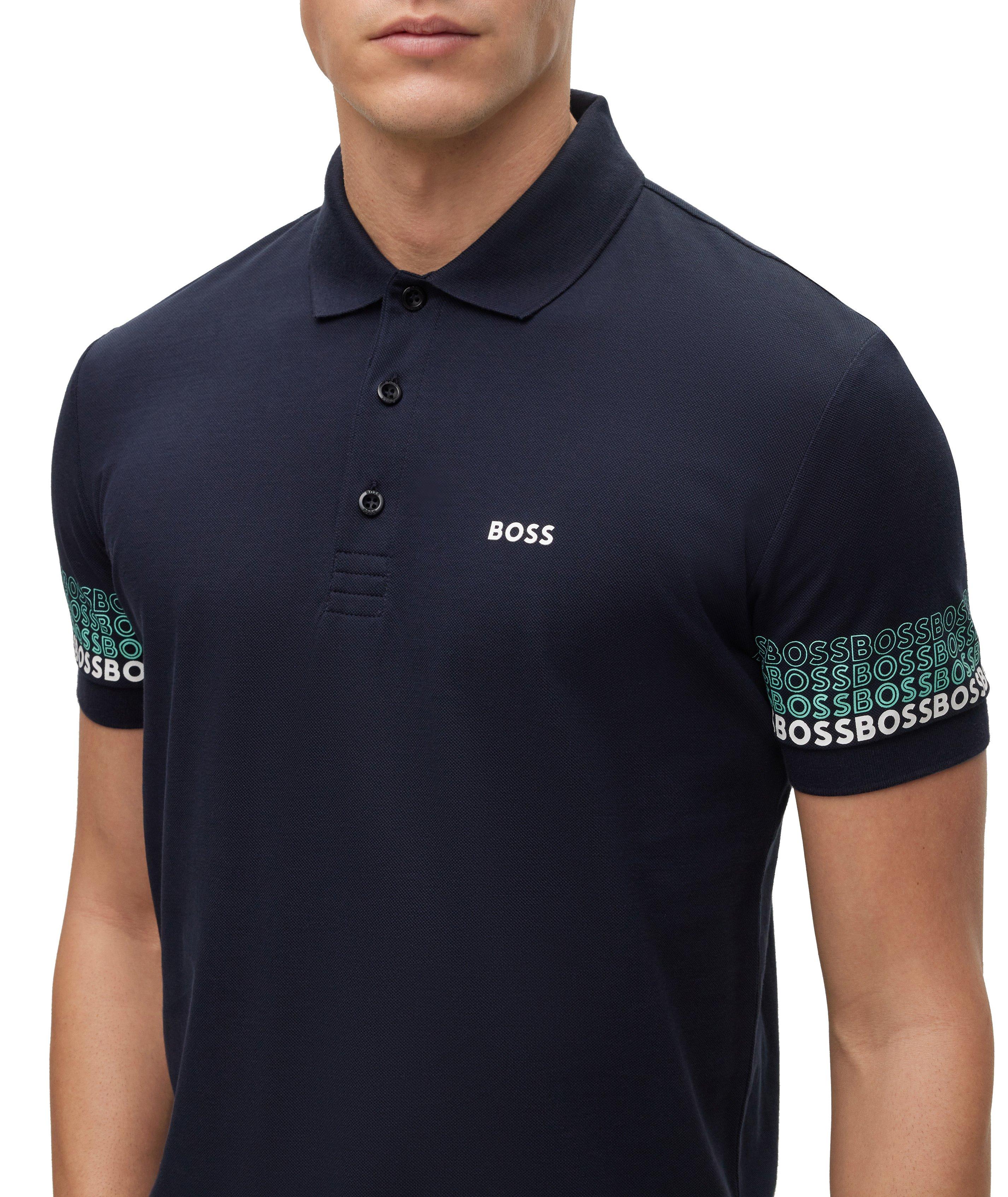Short-Sleeve Multicoloured Logo Cotton Piqué  Polo image 3