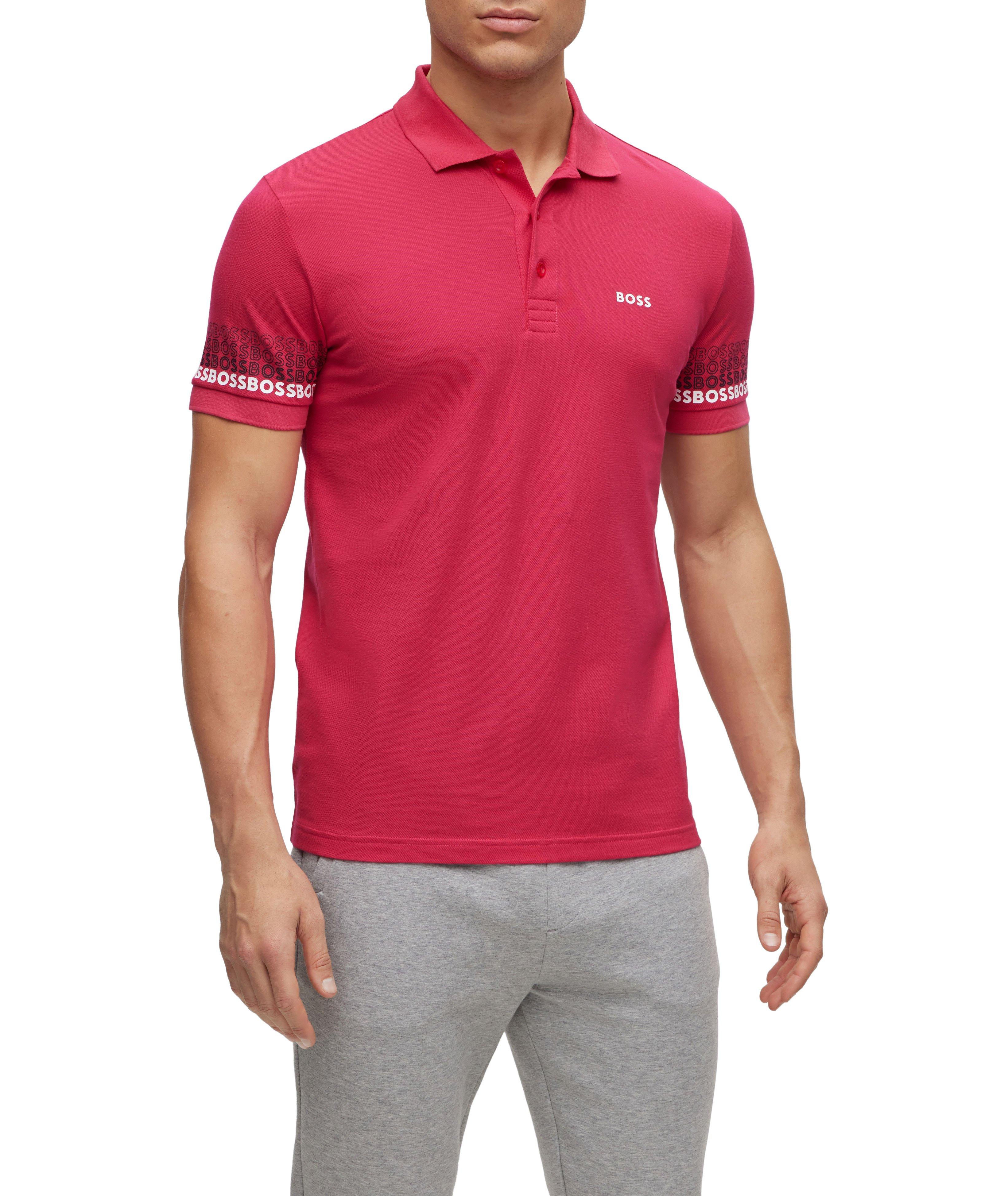 Multicoloured Logo Cotton Piqué Polo image 1