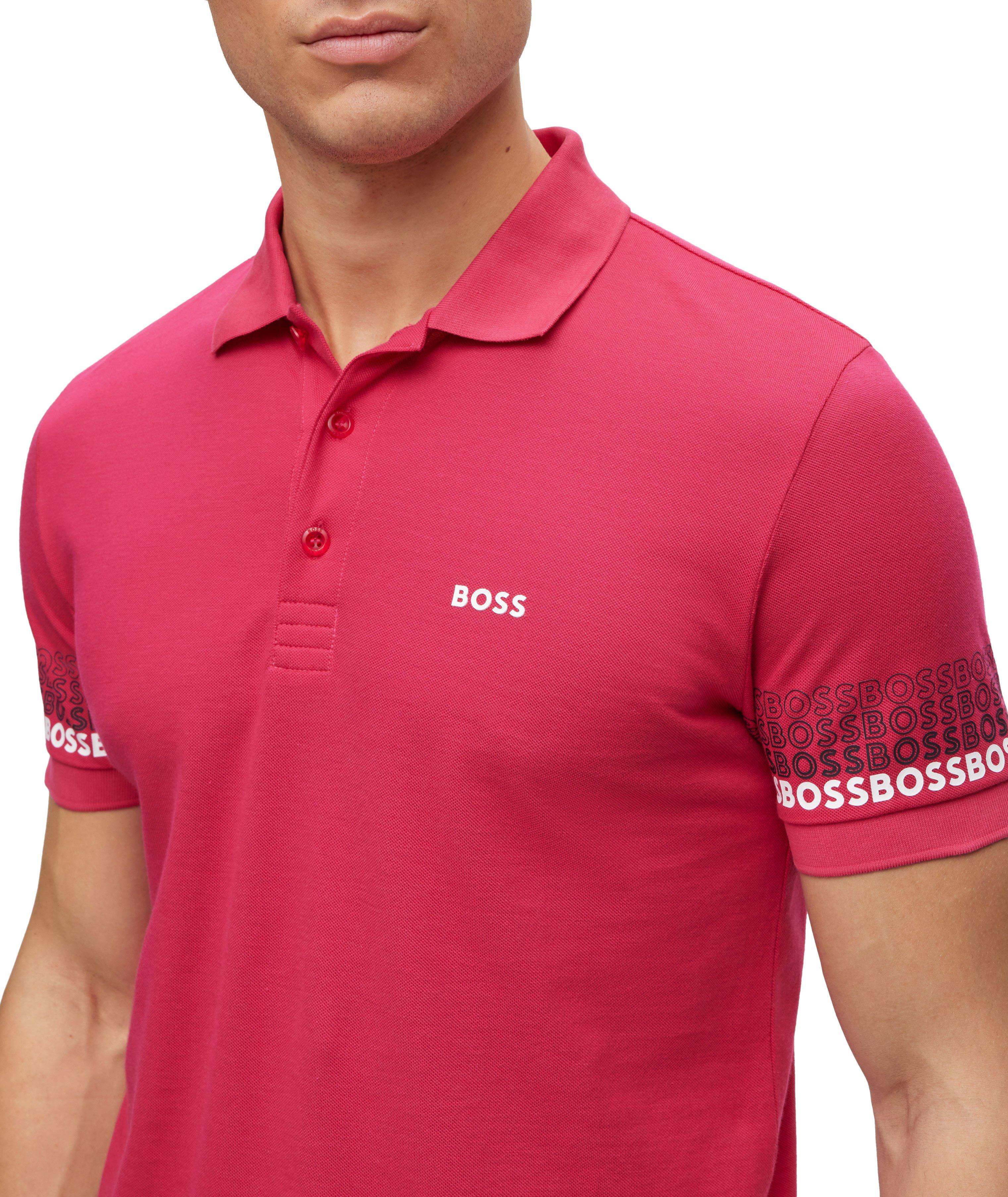 Multicoloured Logo Cotton Piqué Polo image 3