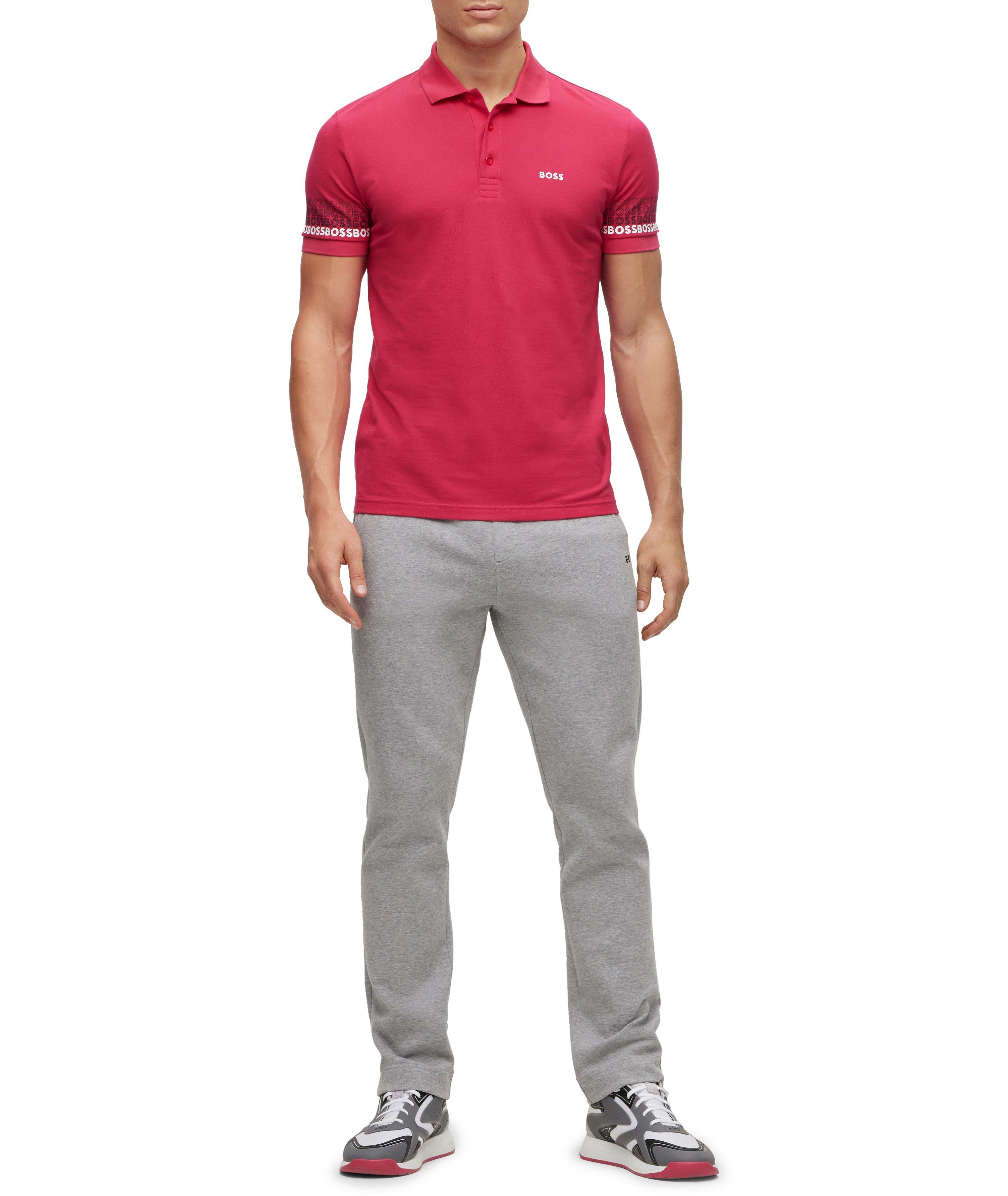 Multicoloured Logo Cotton Piqué Polo image 4