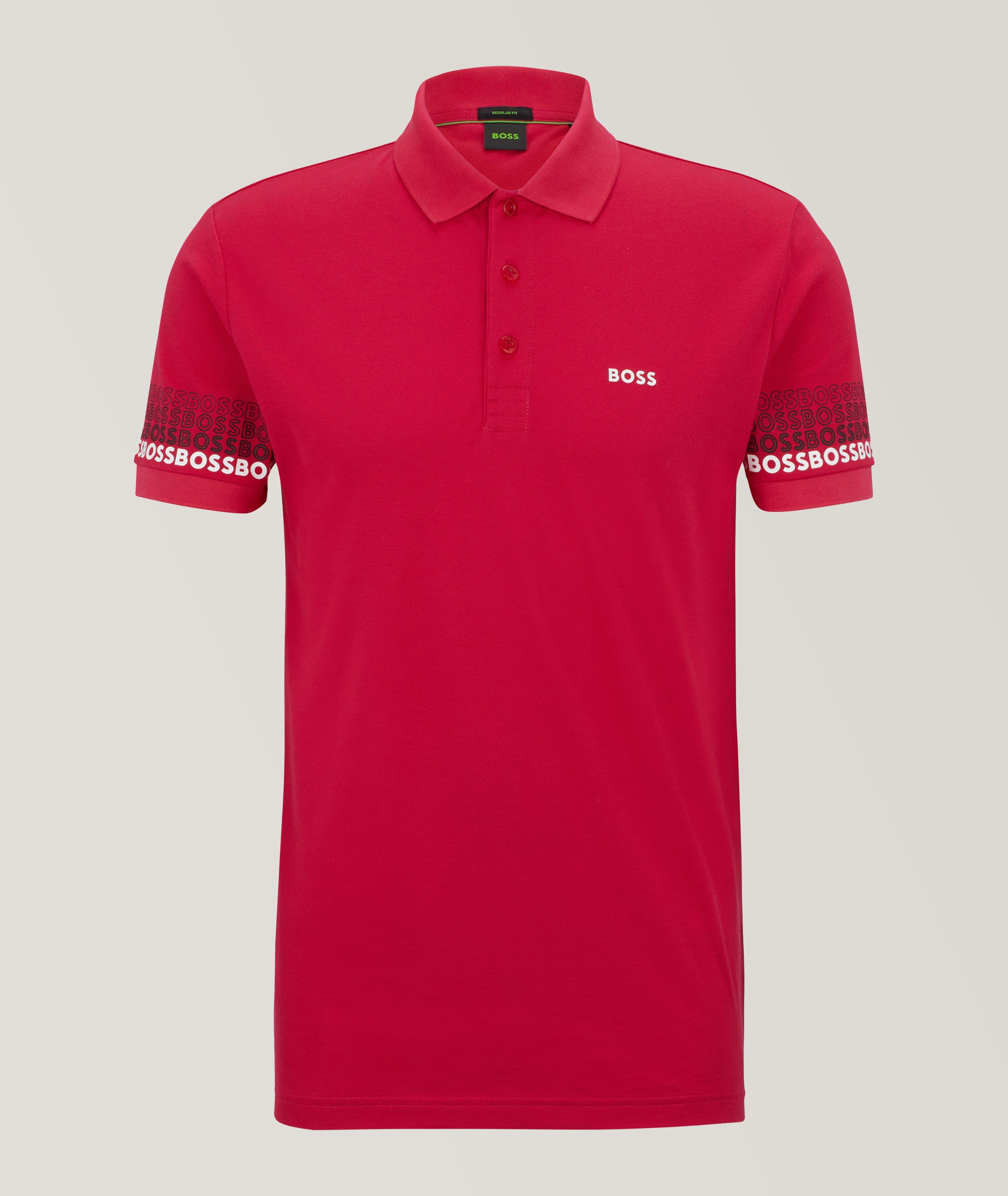 Multicoloured Logo Cotton Piqué Polo image 0