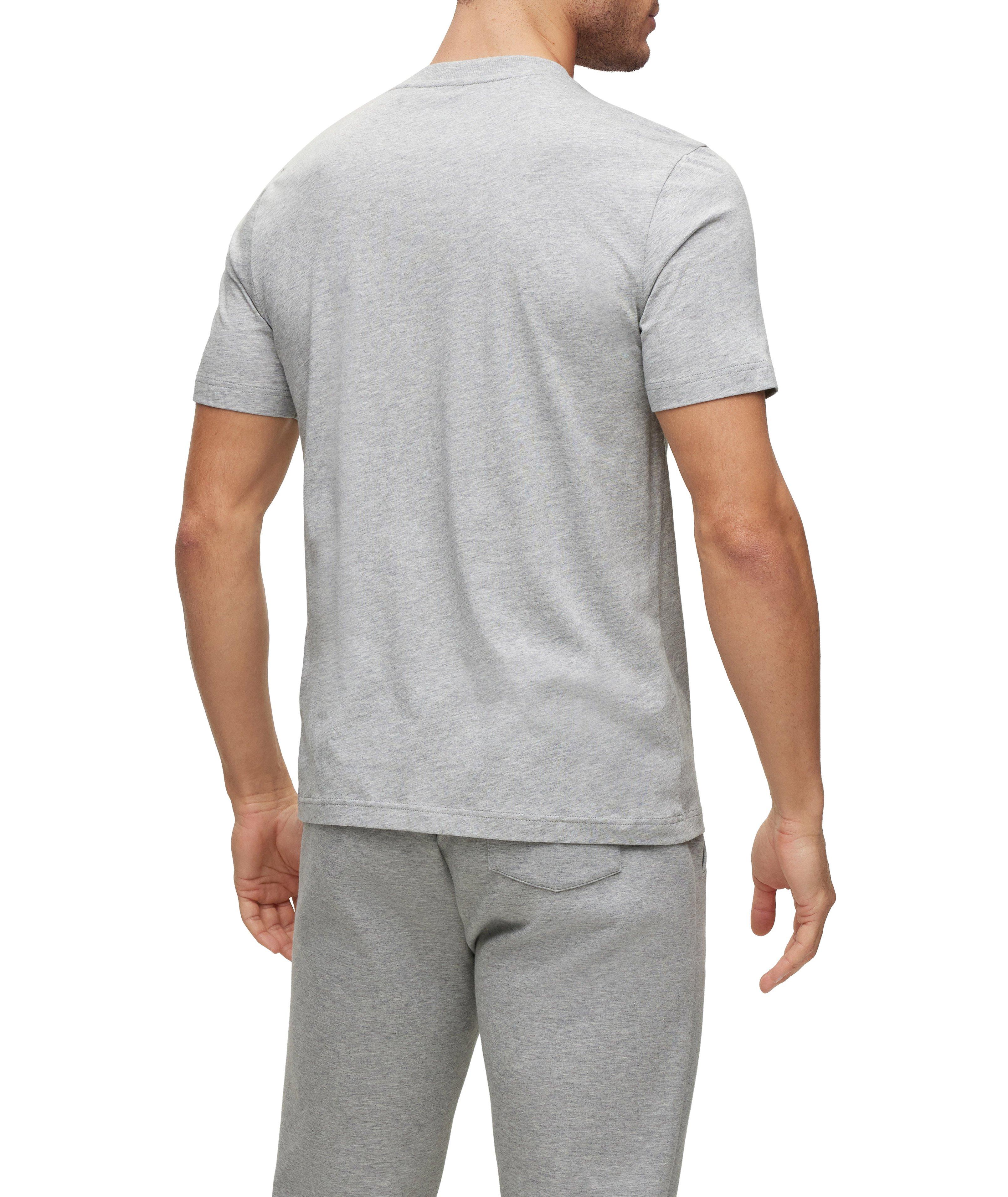 T-shirt à encolure ronde avec logos image 3