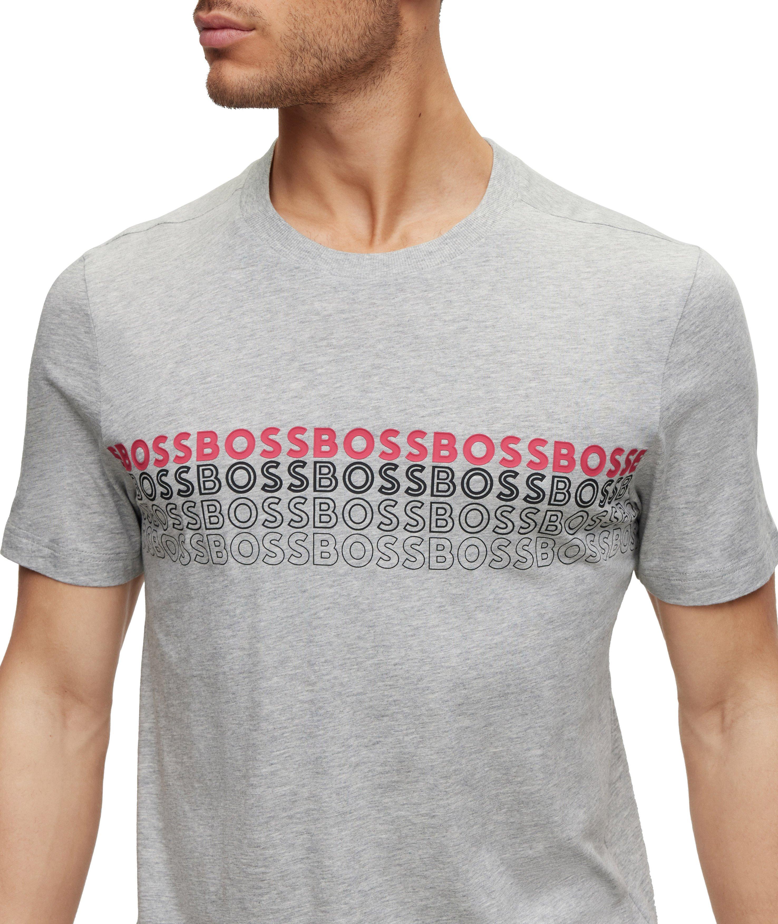 T-shirt à encolure ronde avec logos image 4