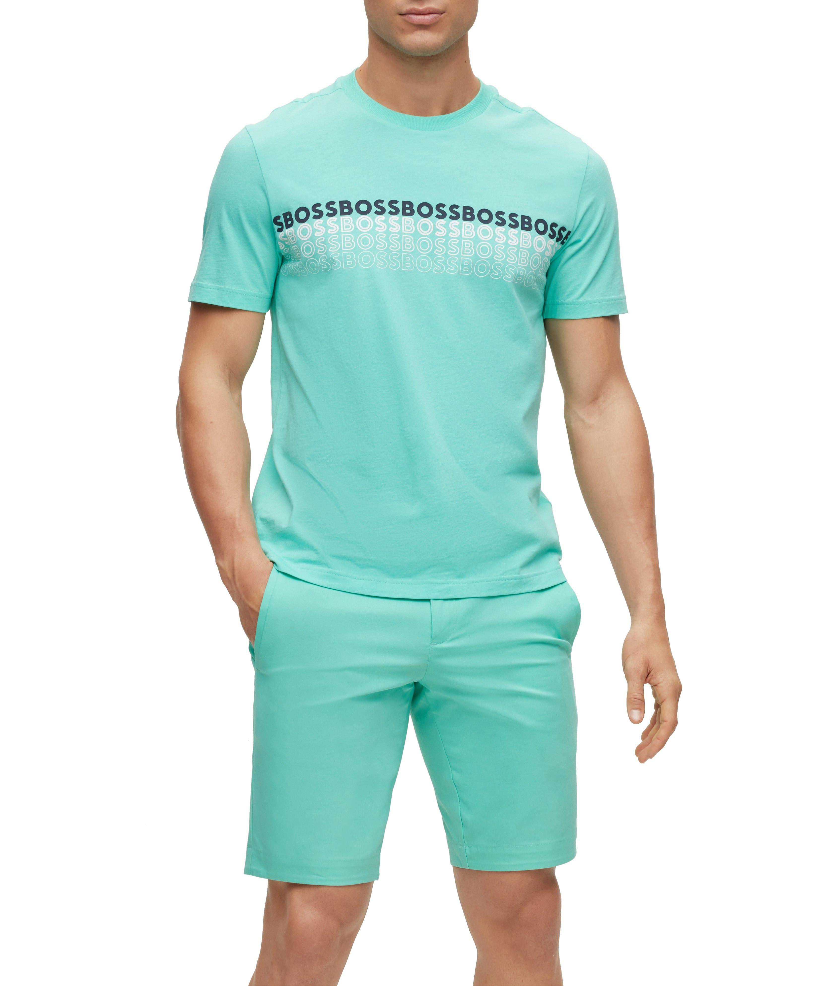 T-shirt en jersey de coton avec logos image 2