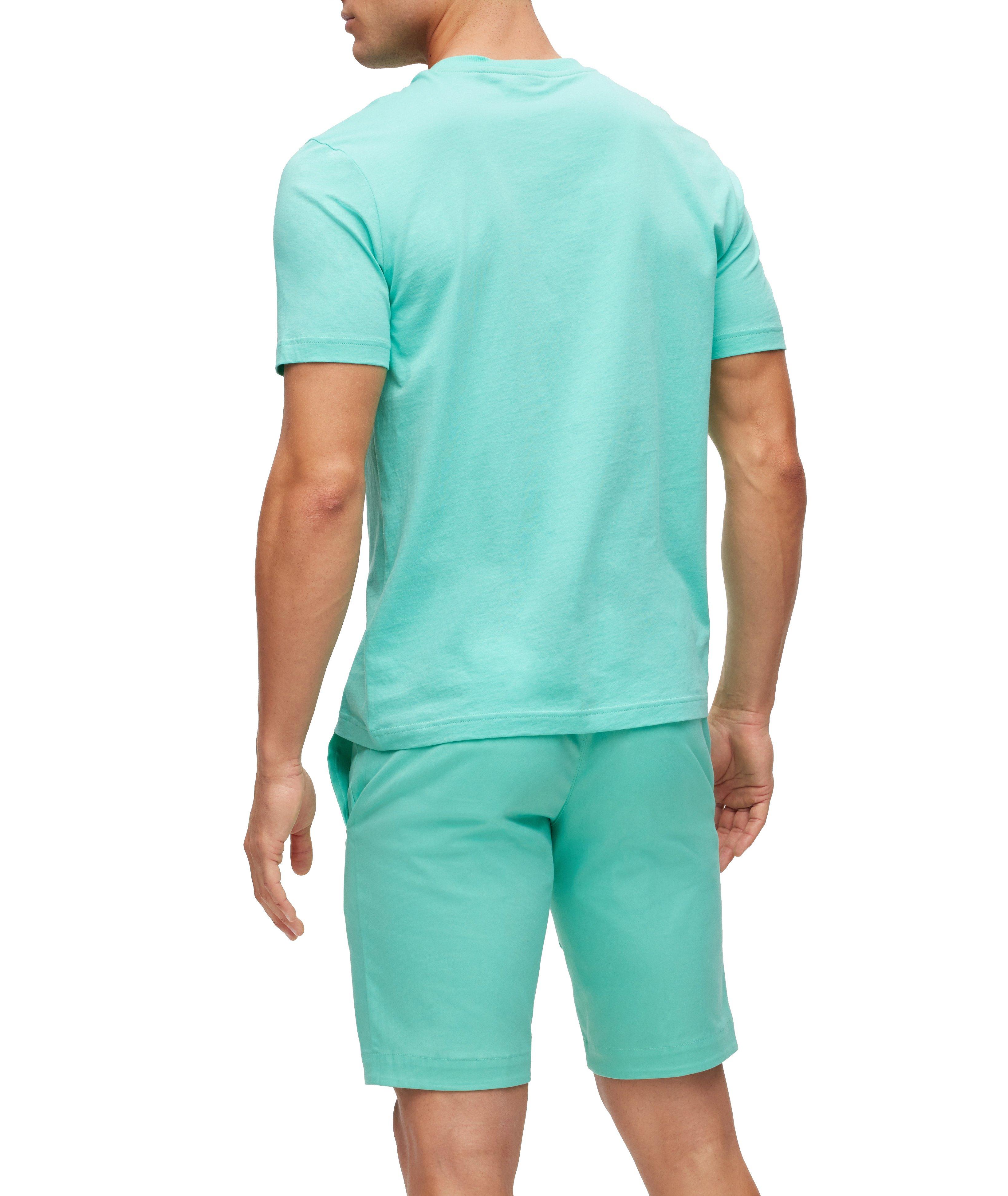 T-shirt en jersey de coton avec logos image 3