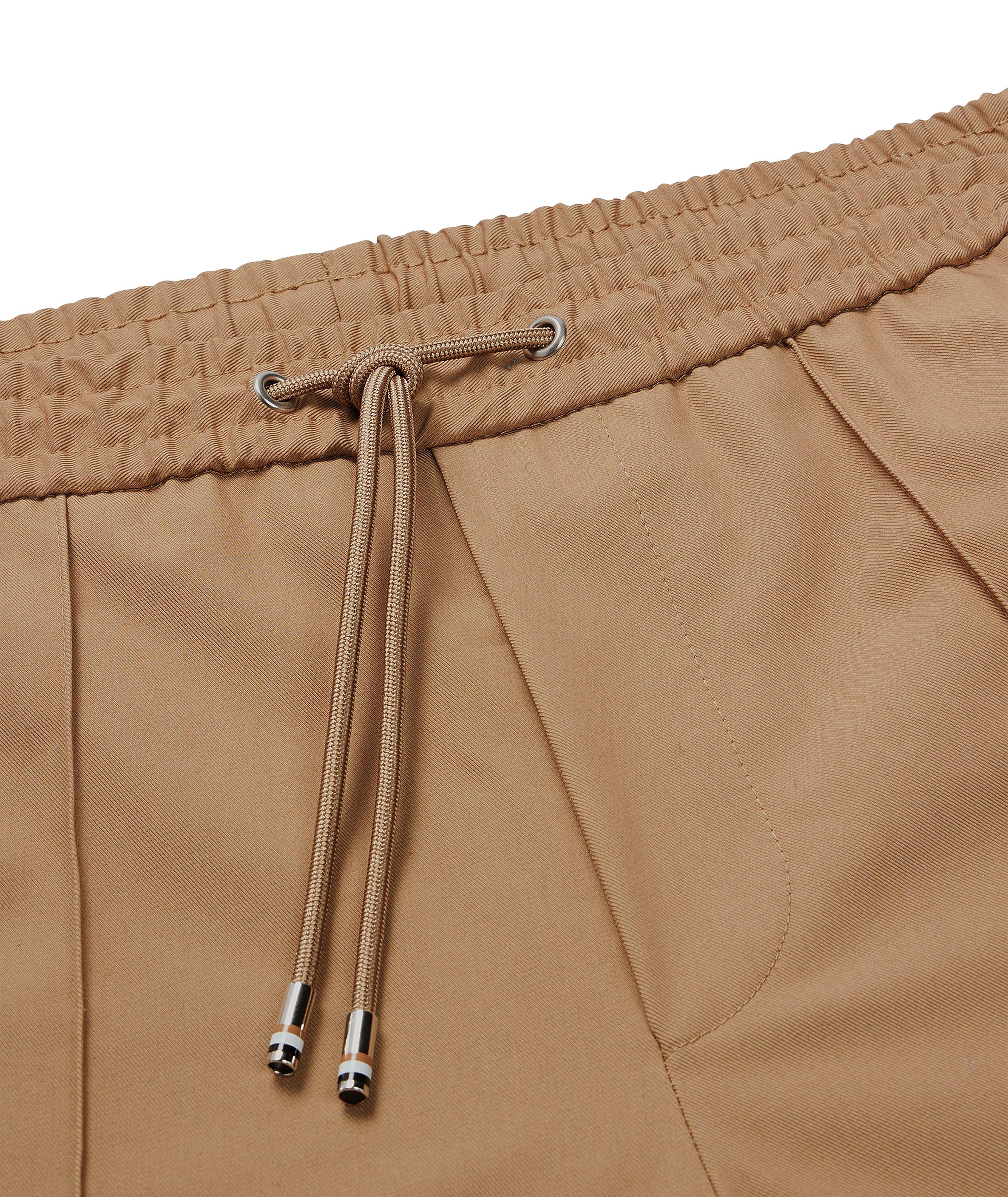 Pleated Cotton-Blend Dress Pants image 5