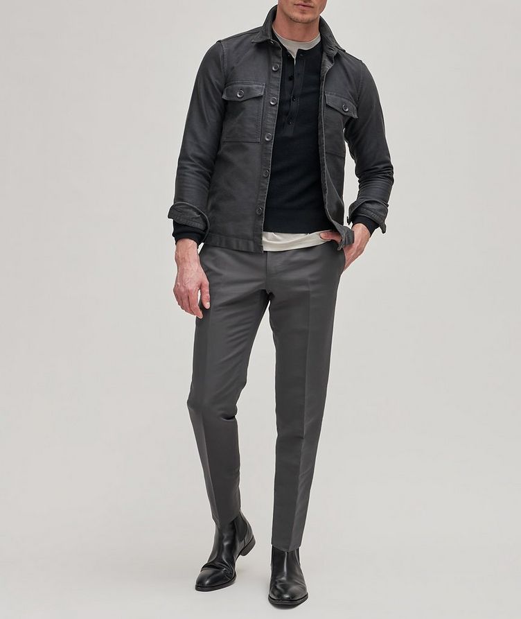 O'Connor Cotton-Silk Poplin Trousers image 1