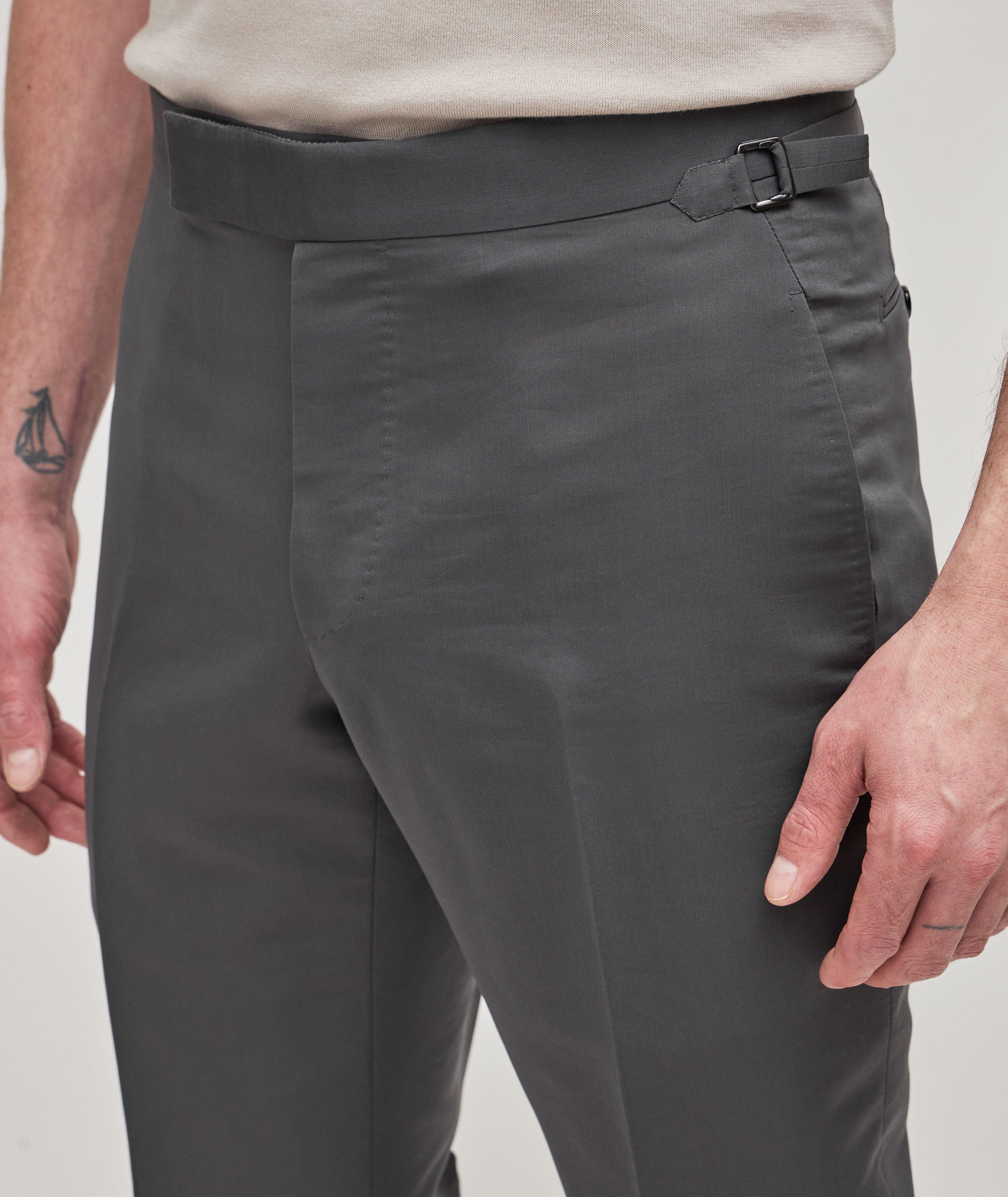 Pantalon O’Connor en popeline de coton et de soie image 4