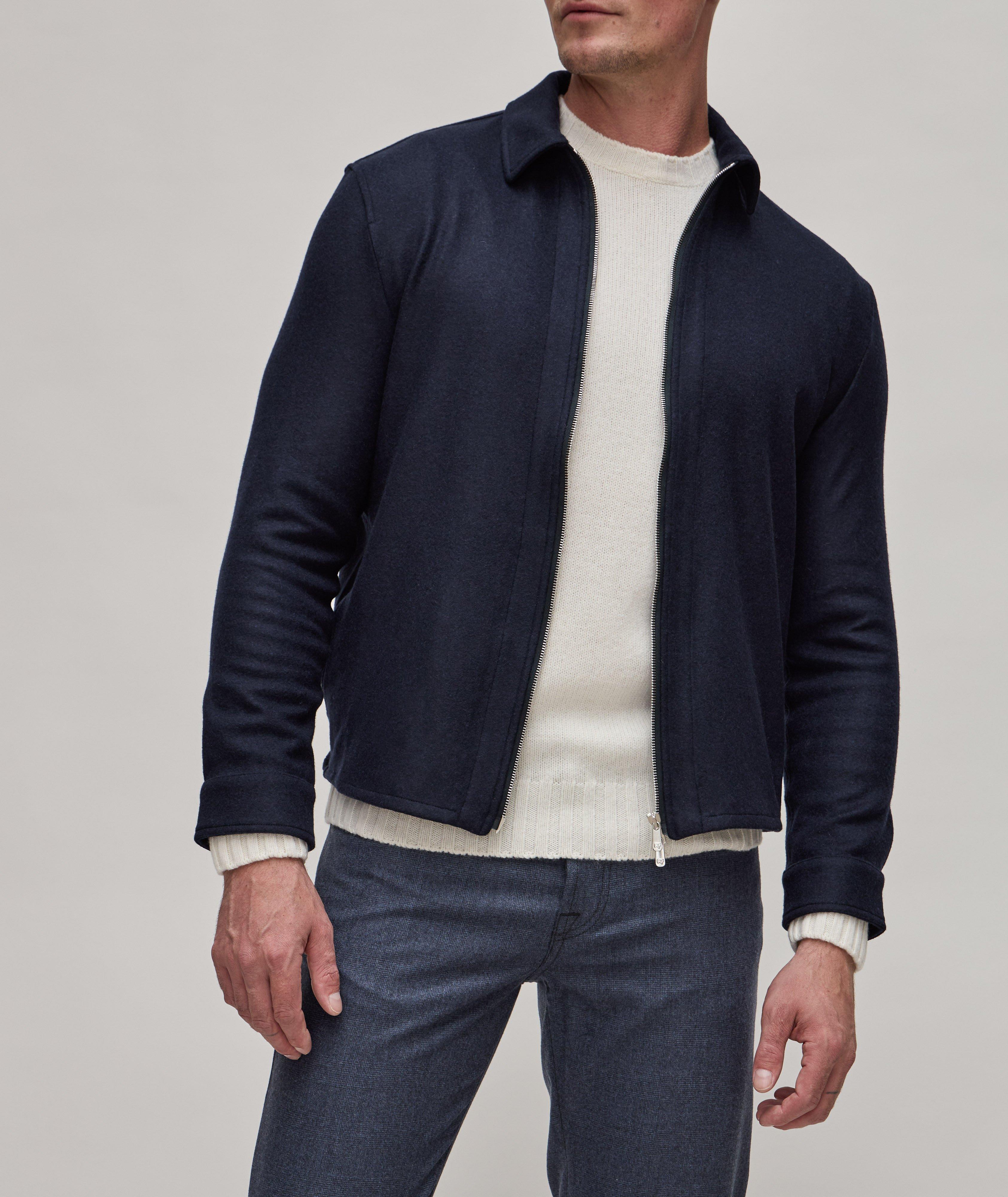 Blouson en cachemire extensible image 1