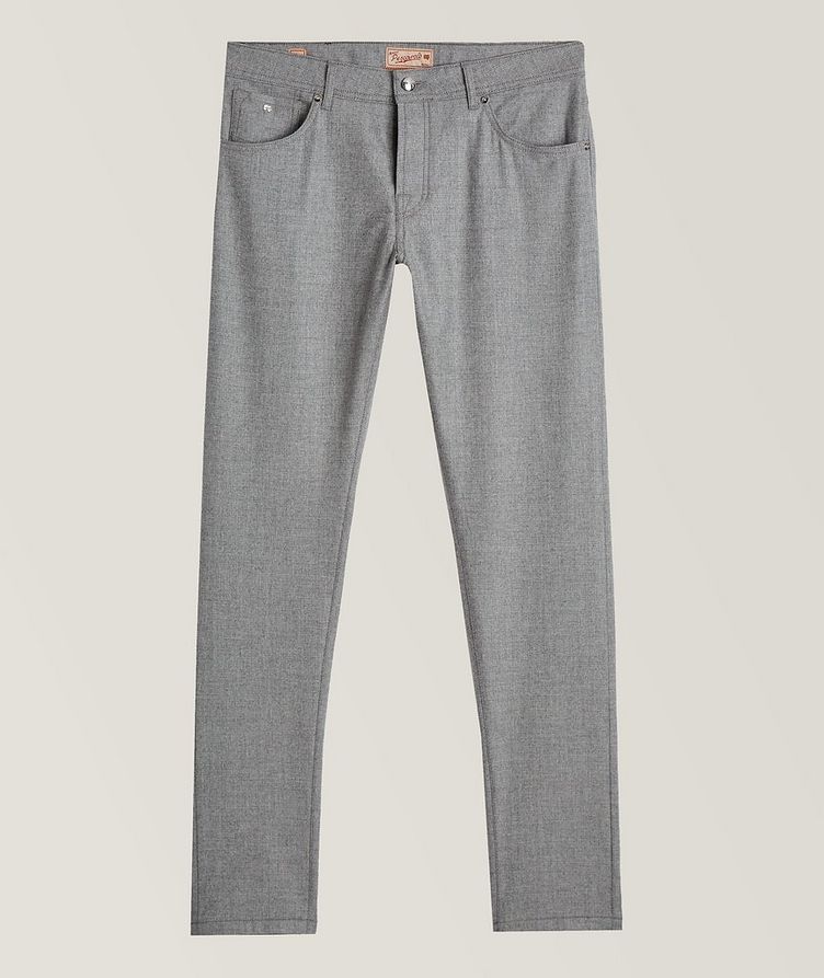 Nerano 1 Micro Check Stretch-Cashmere Pants image 0