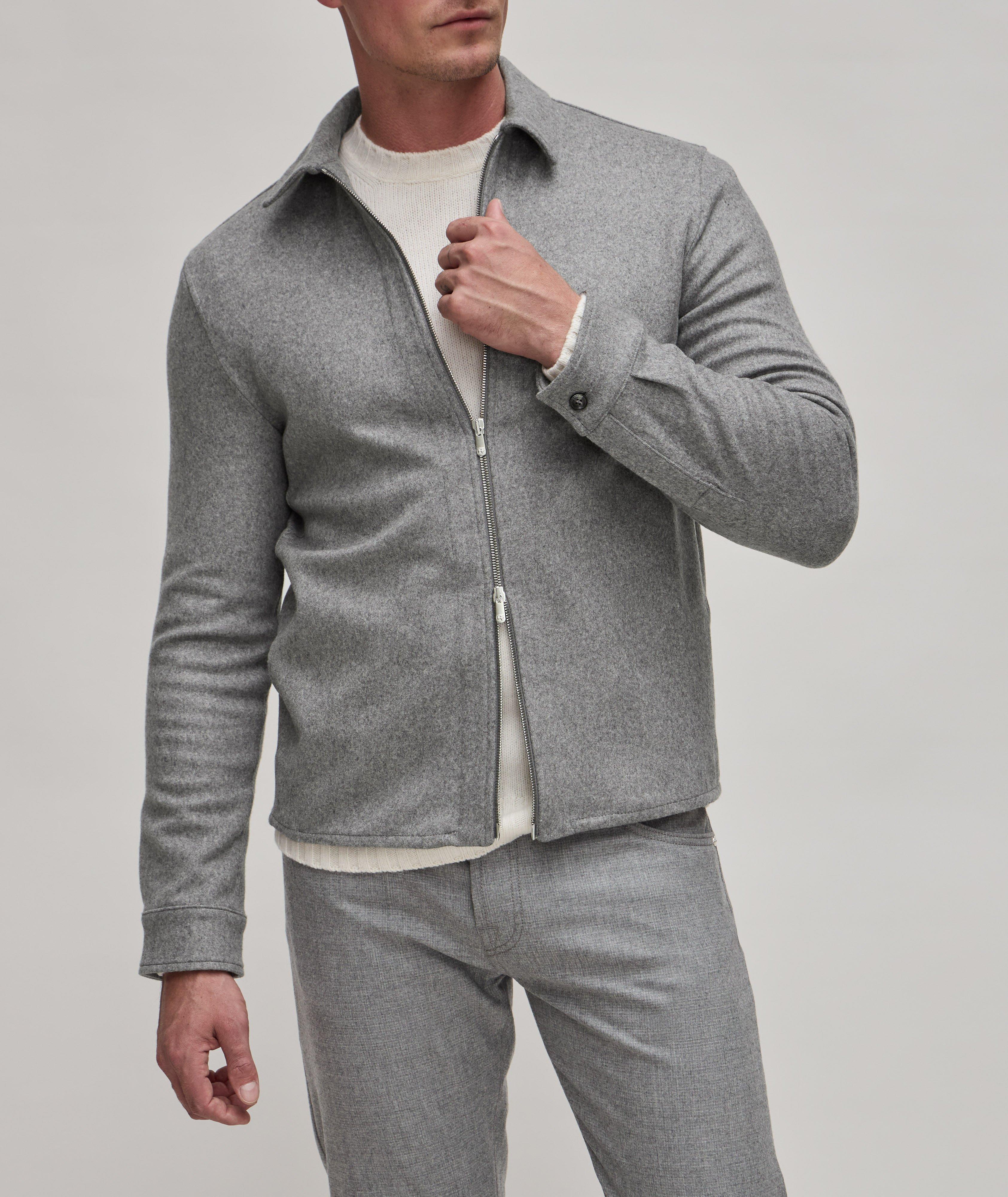 Blouson en cachemire extensible image 1