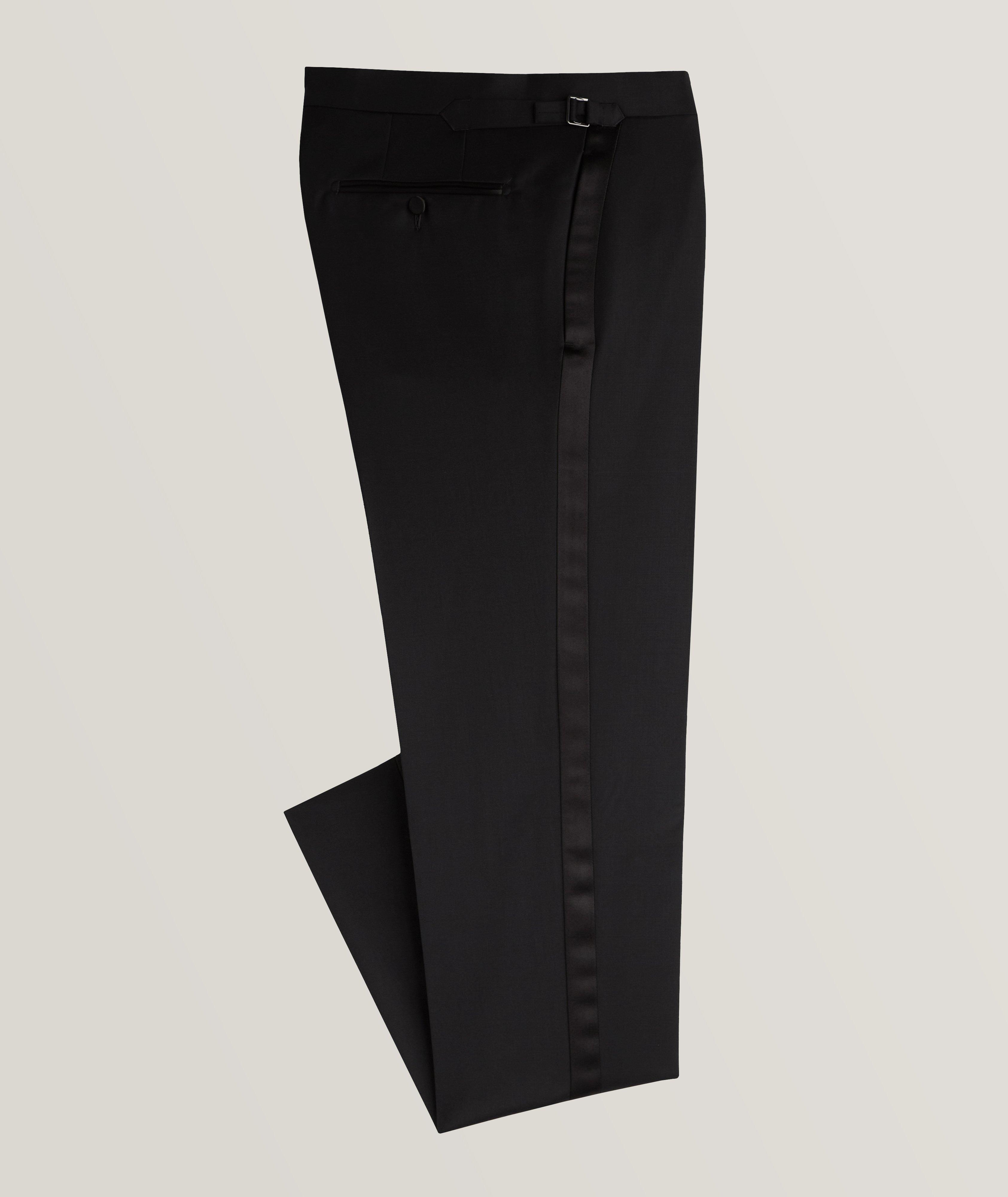 TOM FORD Pantalon de smoking en laine et en mohair