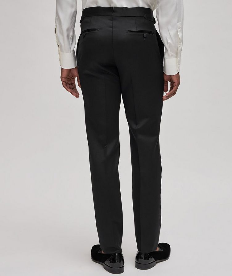 Wool-Mohair-Satin Formal Tuxedo Pants image 2