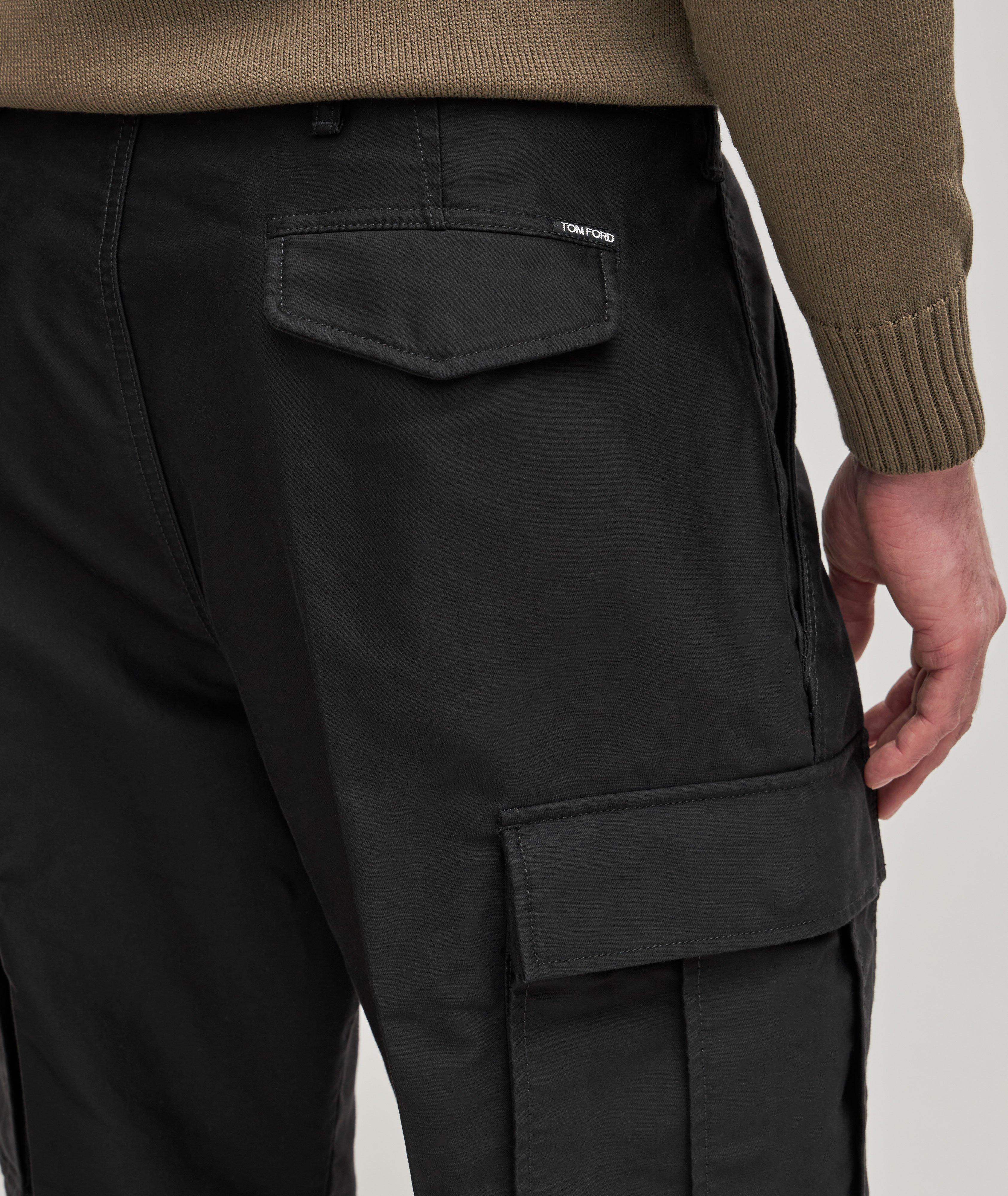 Pantalon en coton à poches cargos image 4