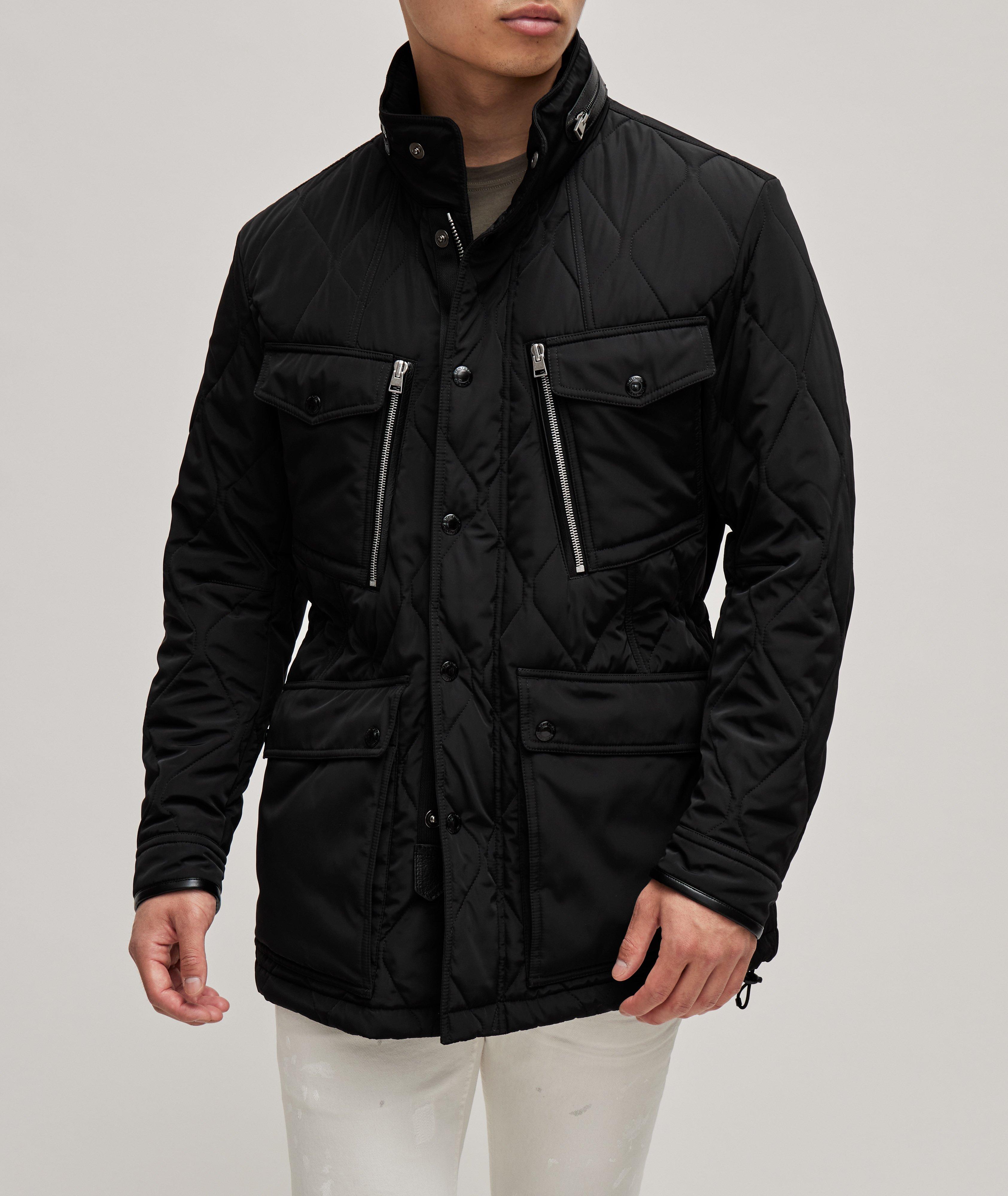 Ottoman Quilted Technical Fabric Field Jacket image 1