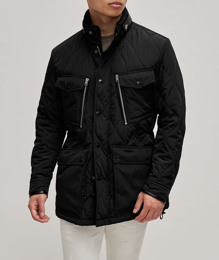 Ottoman Quilted Technical Fabric Field Jacket image 1