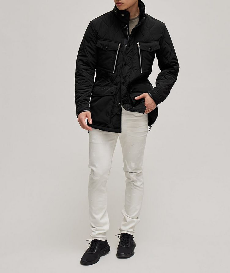 Ottoman Quilted Technical Fabric Field Jacket image 4