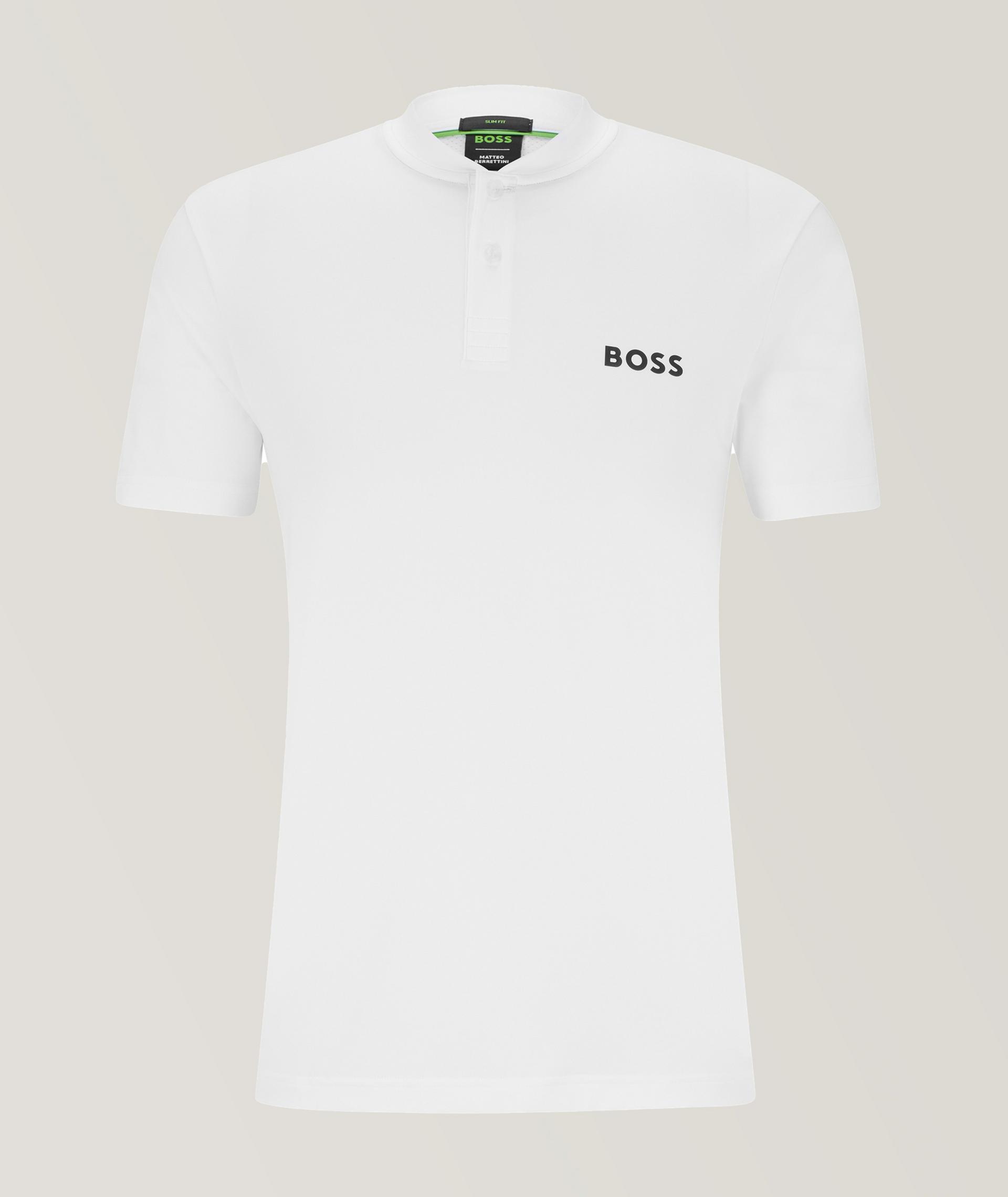 Slim Fit Stretch-Cotton Polo image 0