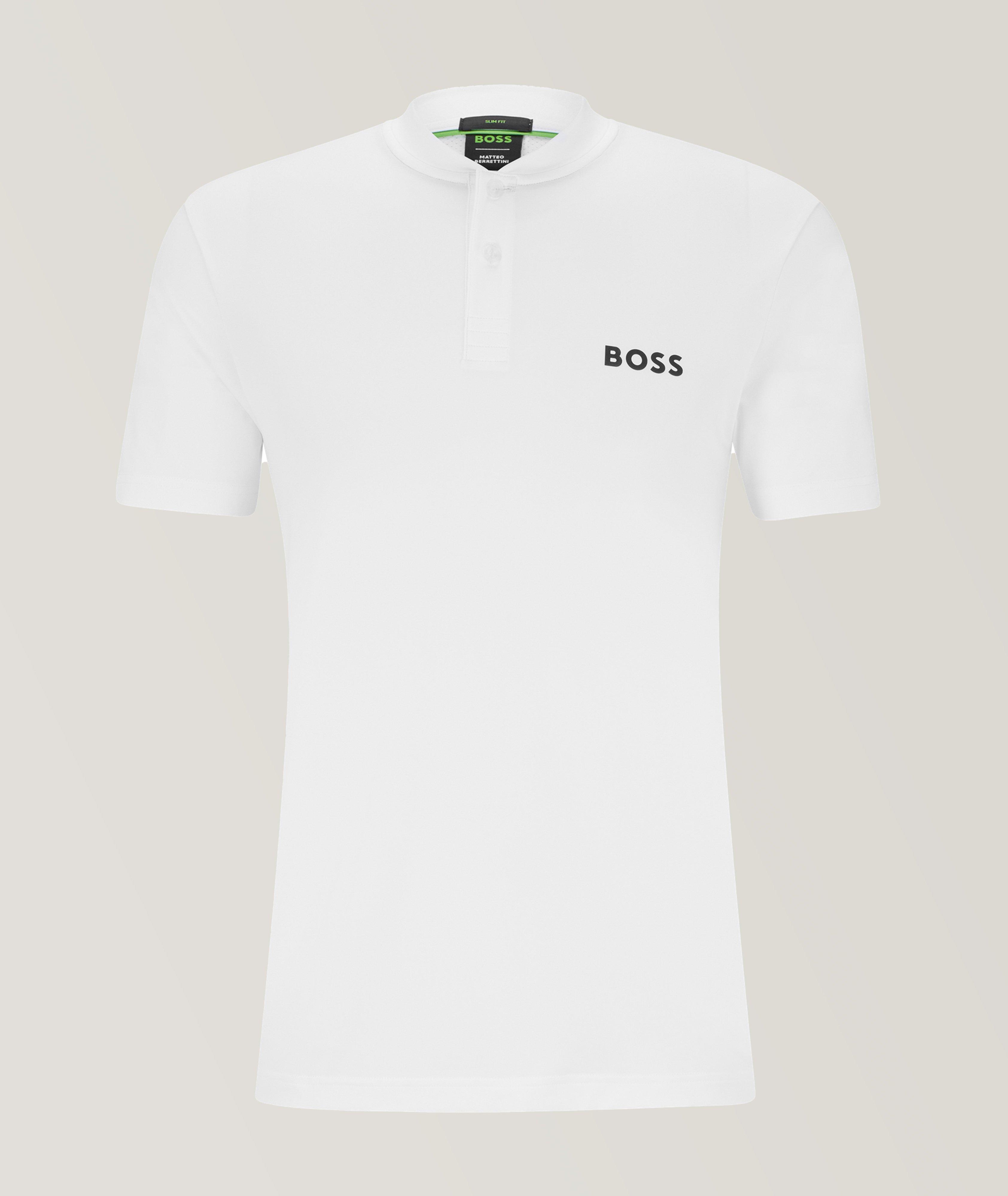Slim Fit Stretch-Cotton Polo image 0