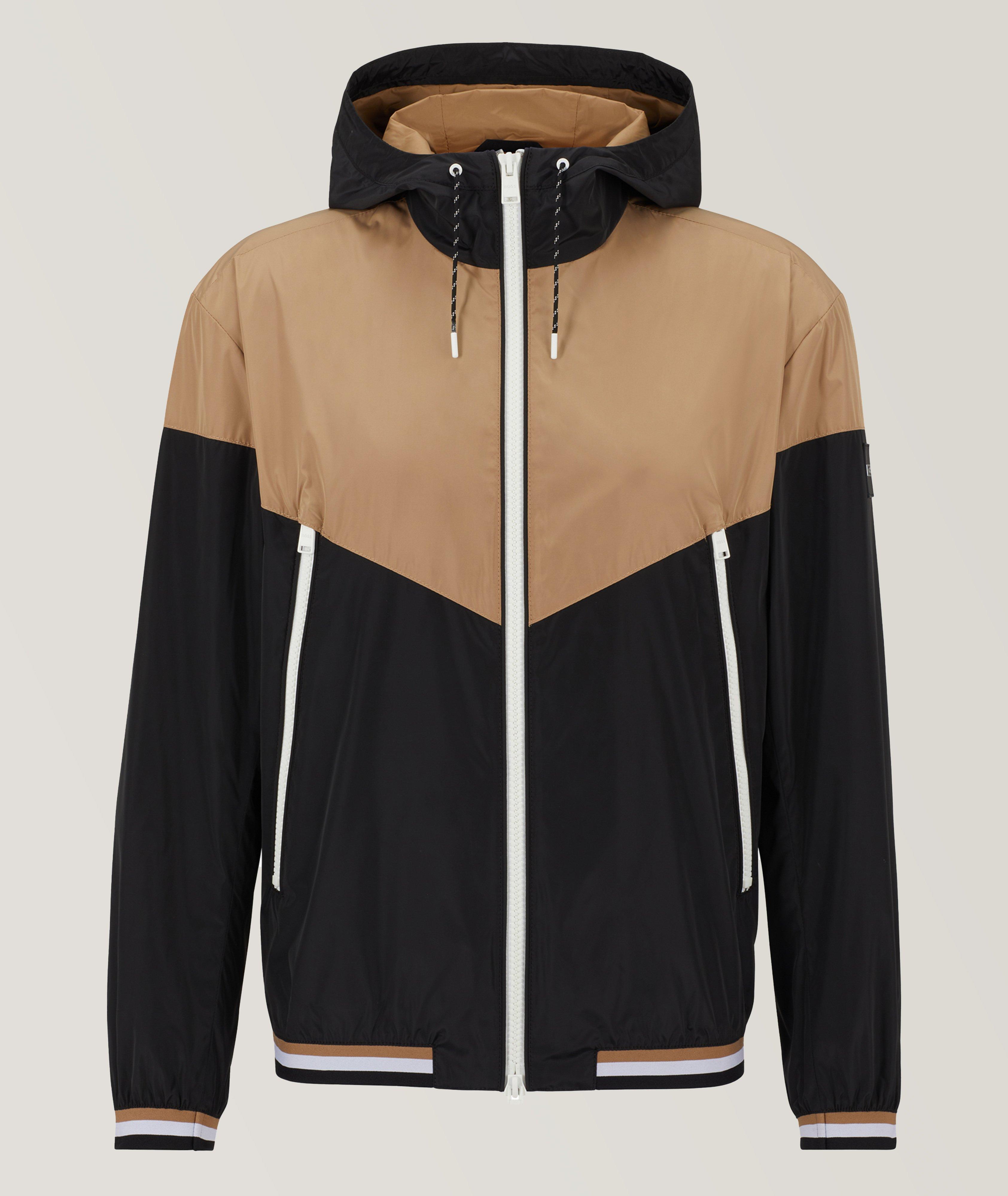 Colourblock Water-Repellent Hooded Jacket image 0